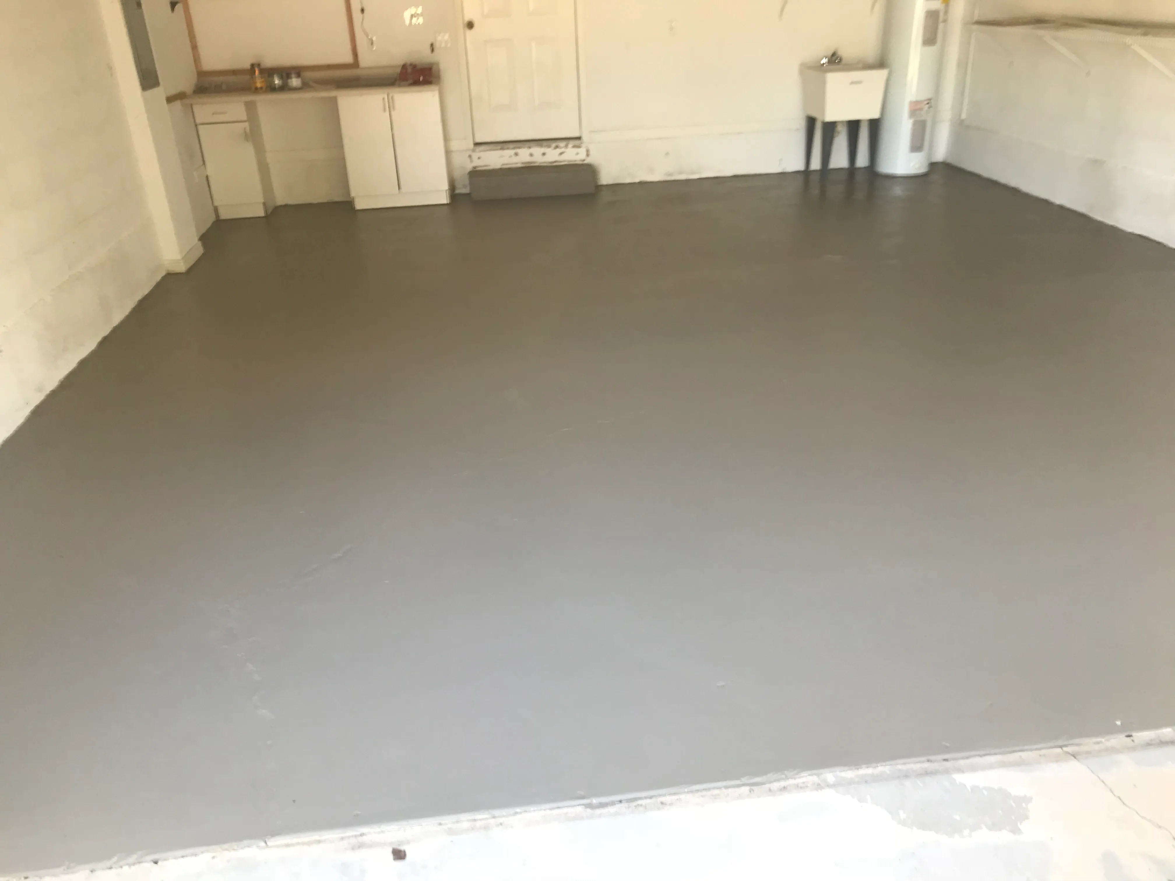St. Augustine Beach garage floor
