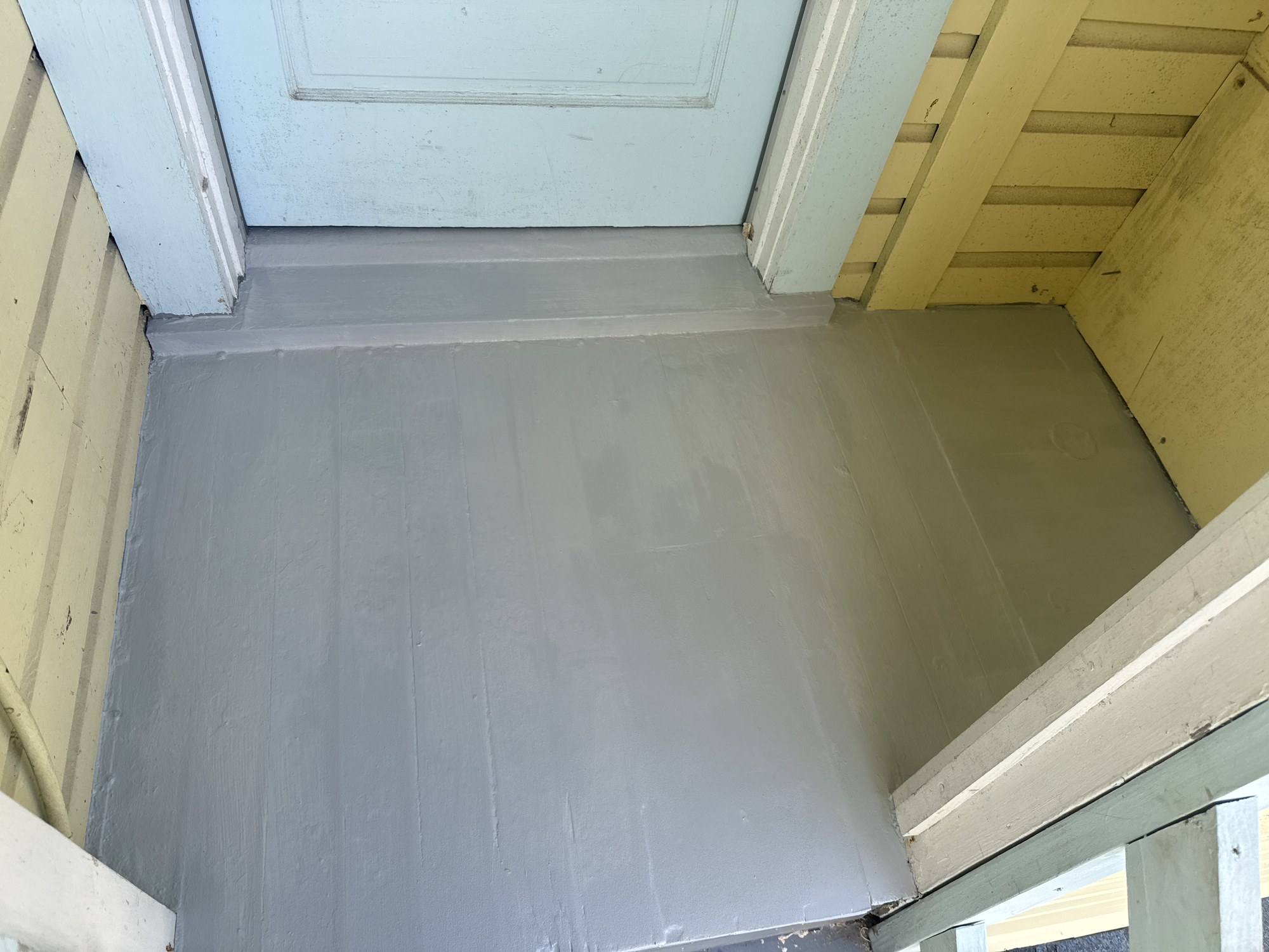 Freshly repaired landing at the historic St. Augustine property