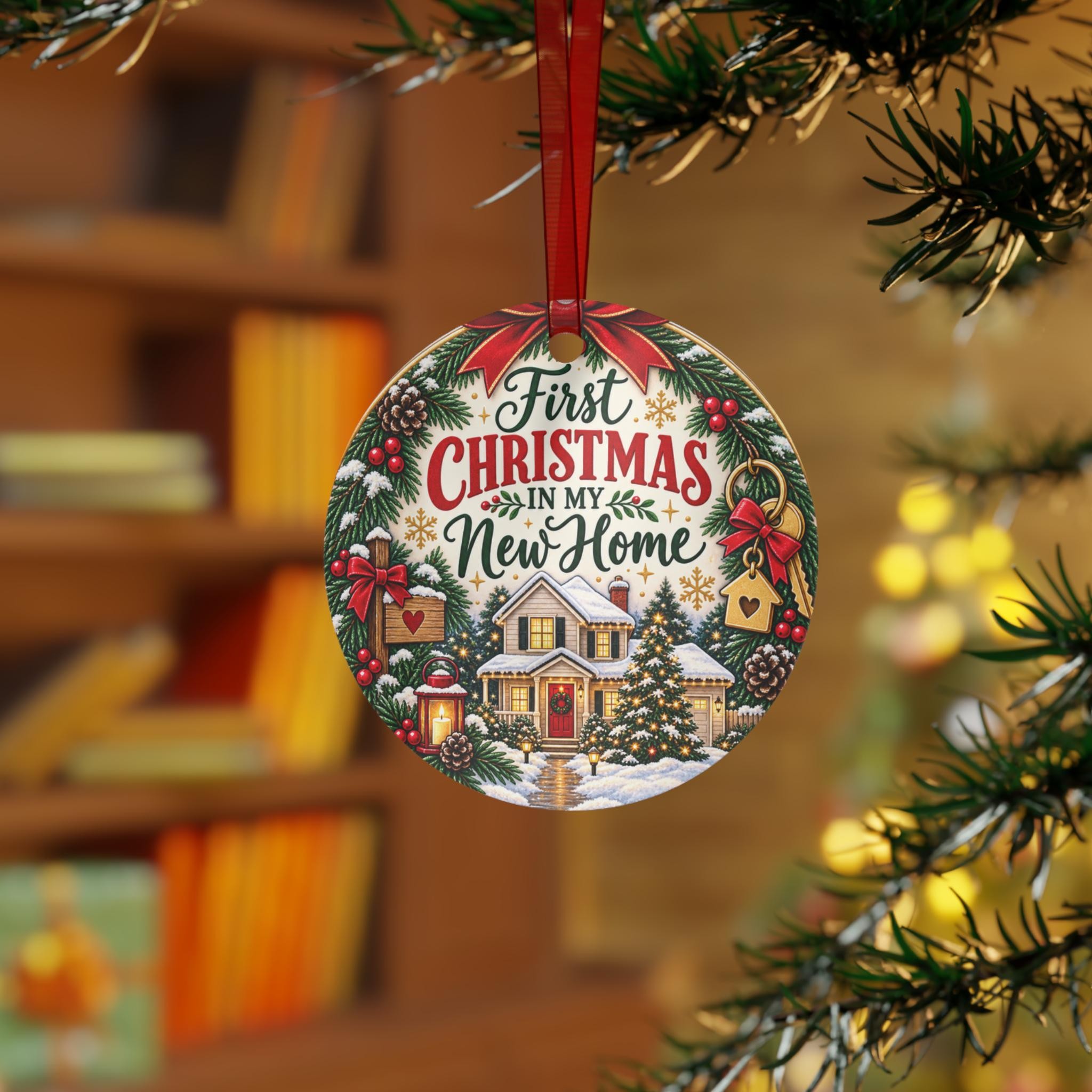First Christmas in My New Home Christmas Ball Ornament