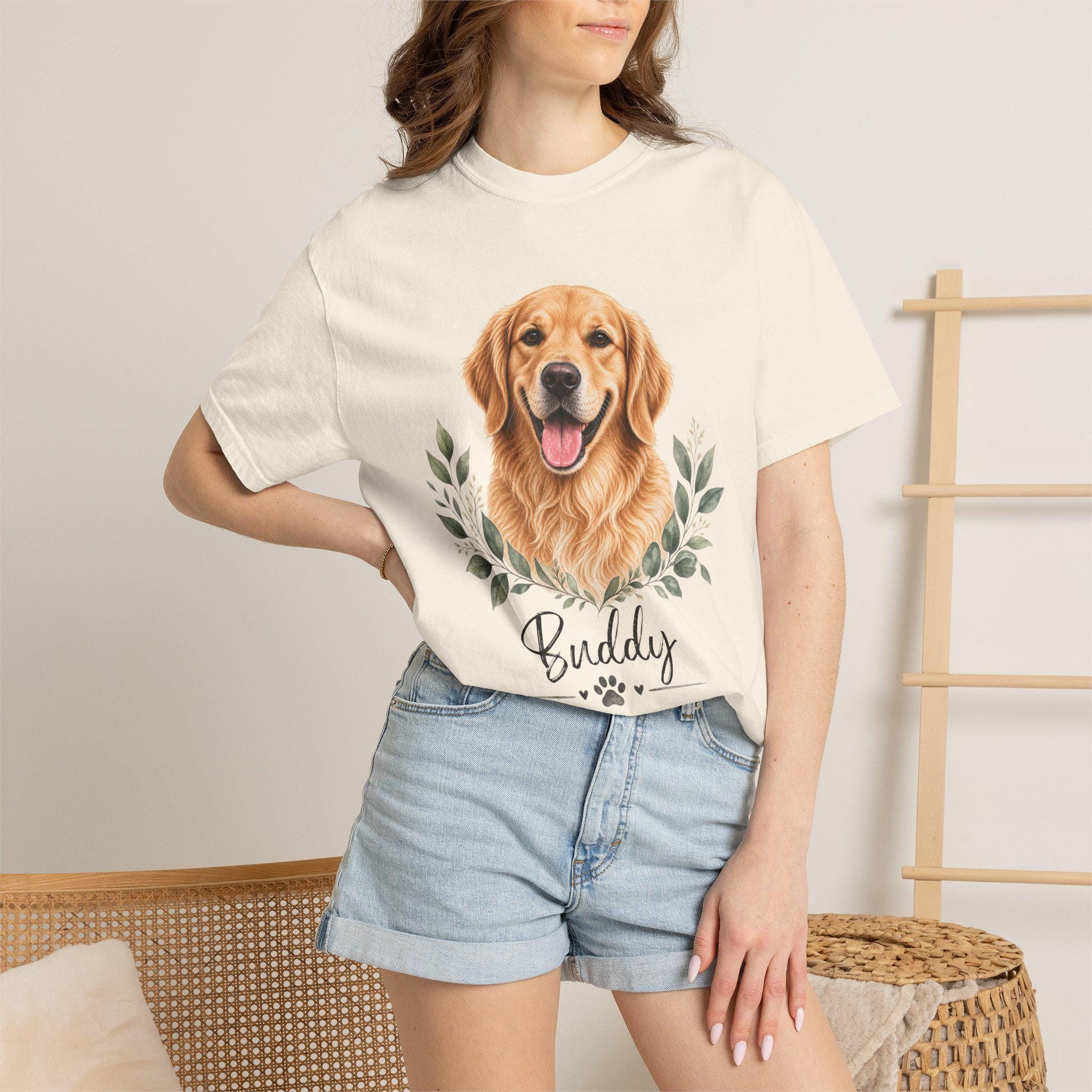 Personalized Golden Retriever Shirt