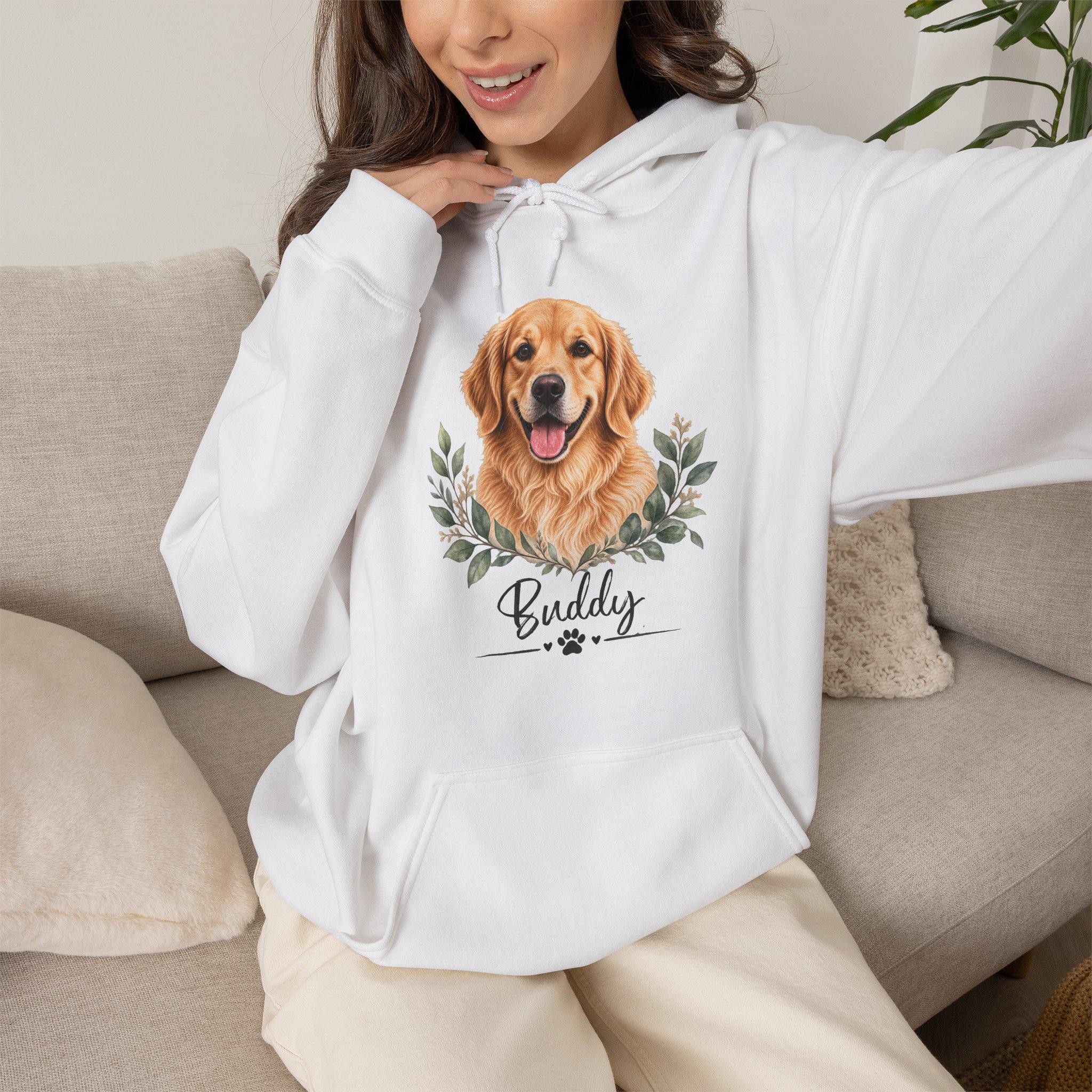 Golden Retriever Portrait Hoodie