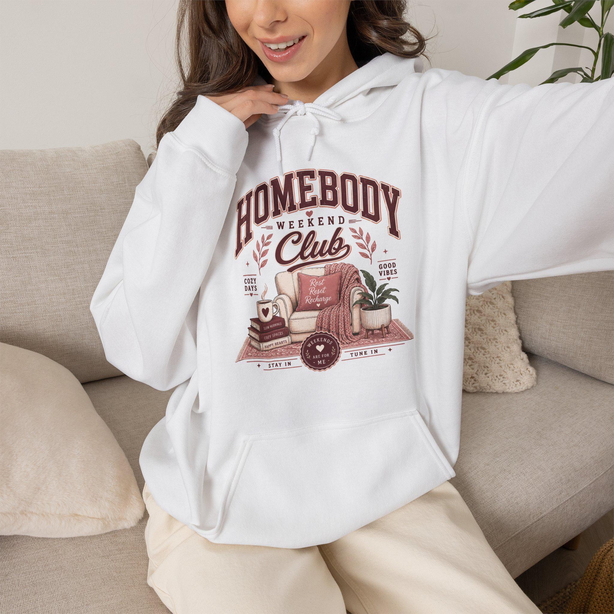 Homebody Club Graphic Hoodie