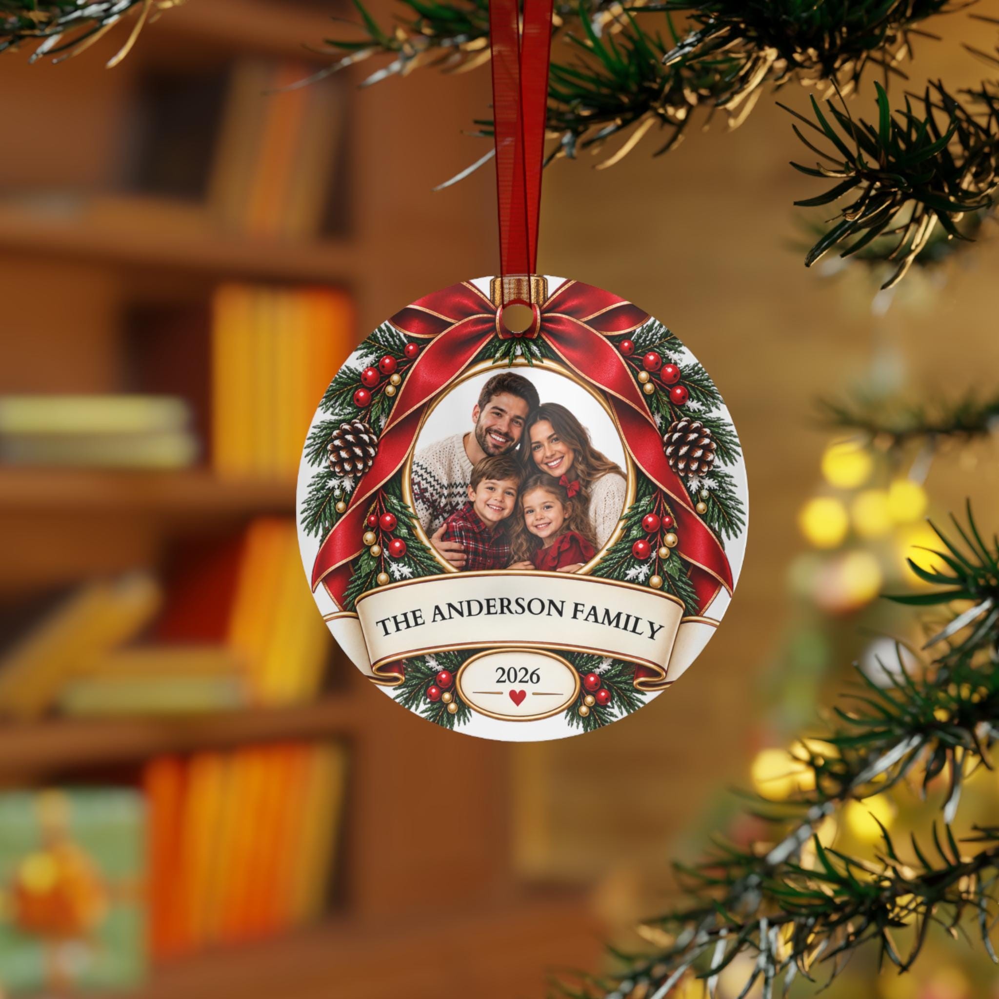 Personalized Family Christmas Ornament