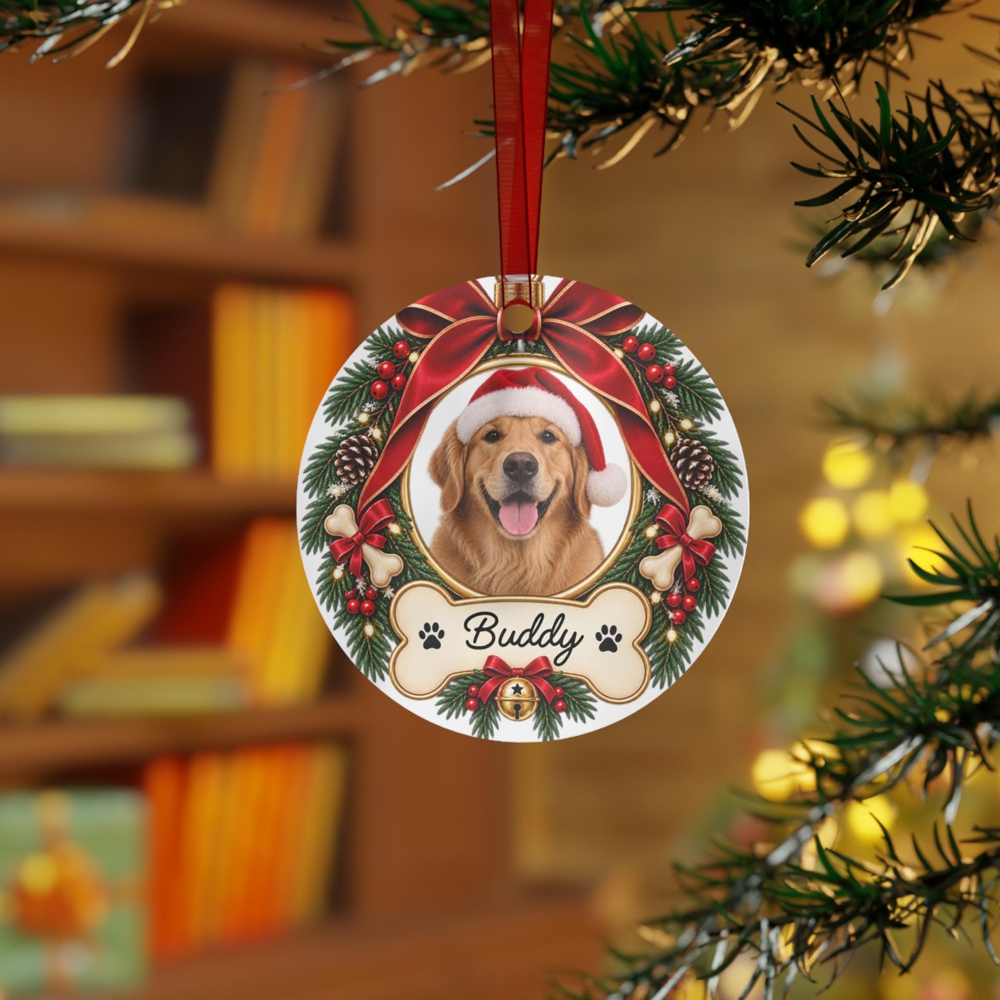 Personalized Dog Christmas Ornament