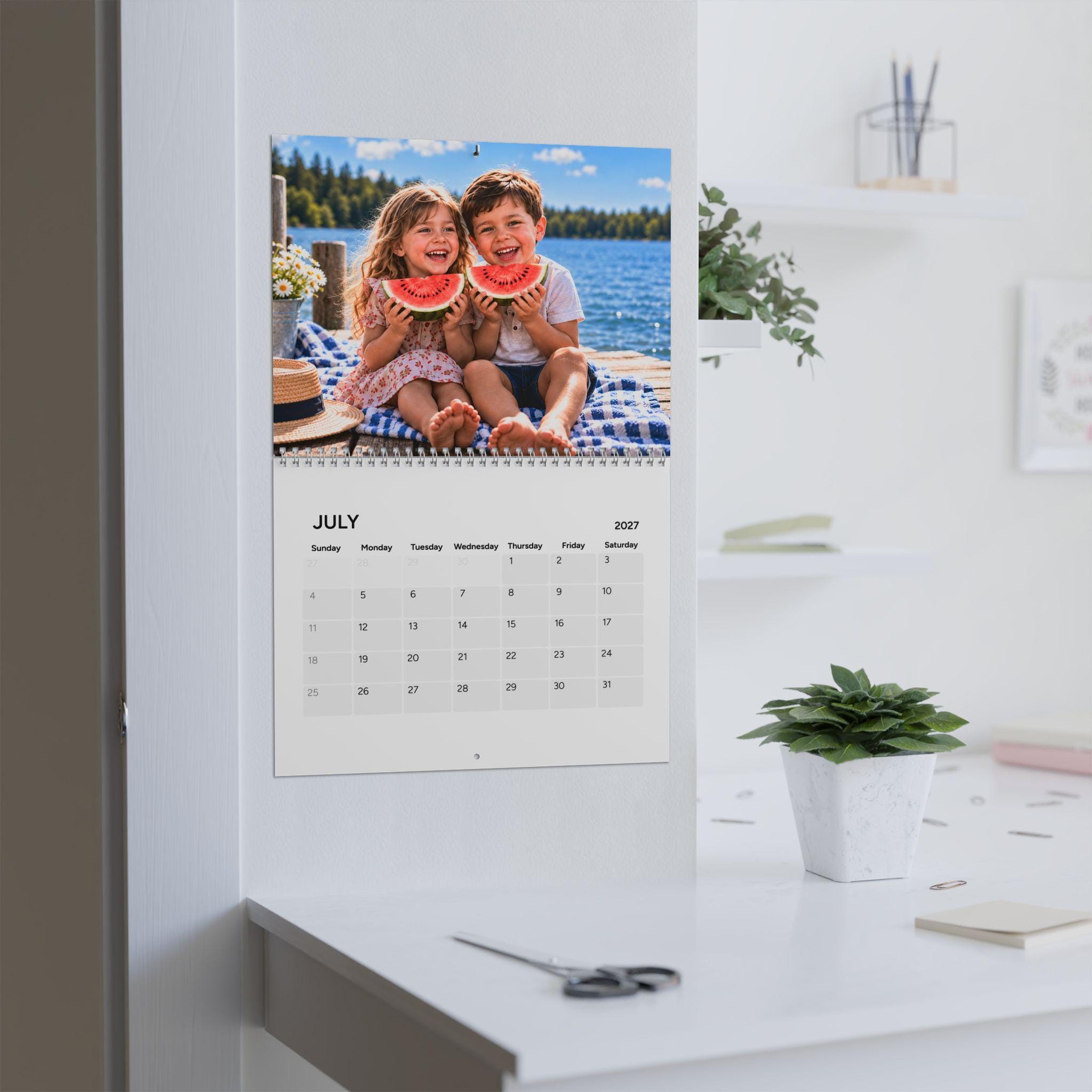 Personalized Family Photo Calendar 2027