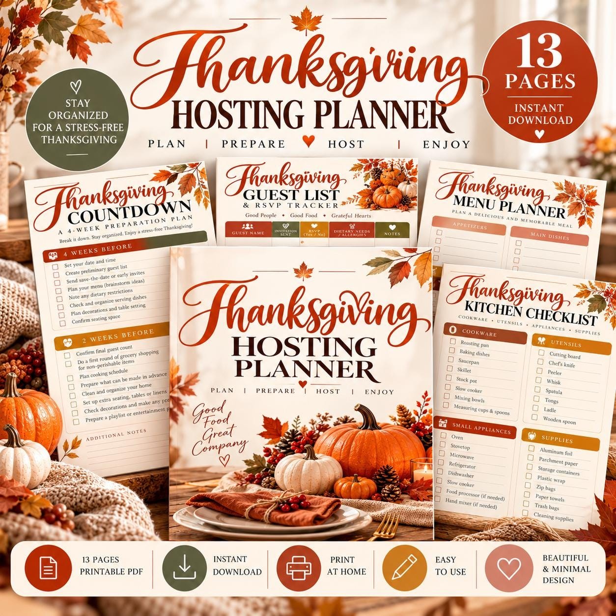 Thanksgiving Hosting Planner