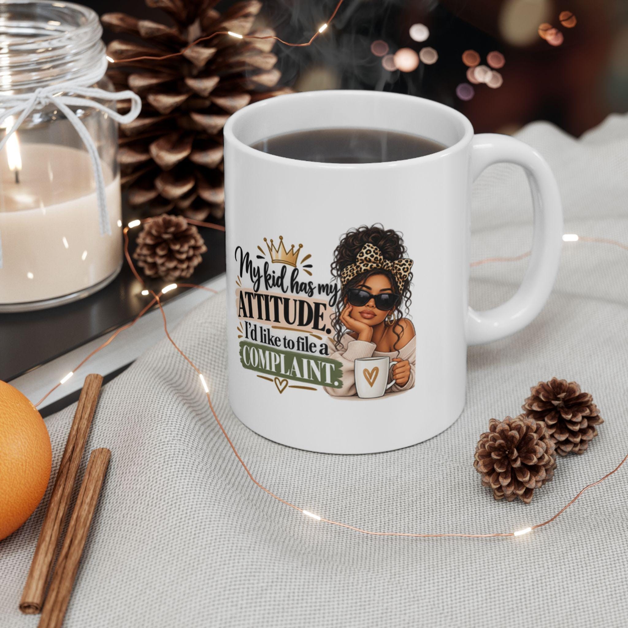 My Black Princess Attitude Mug