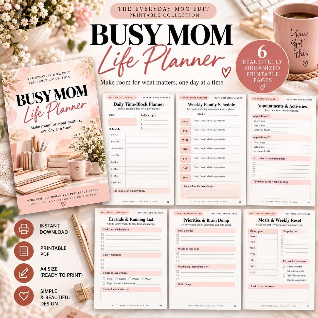 Busy Mom Life Planner