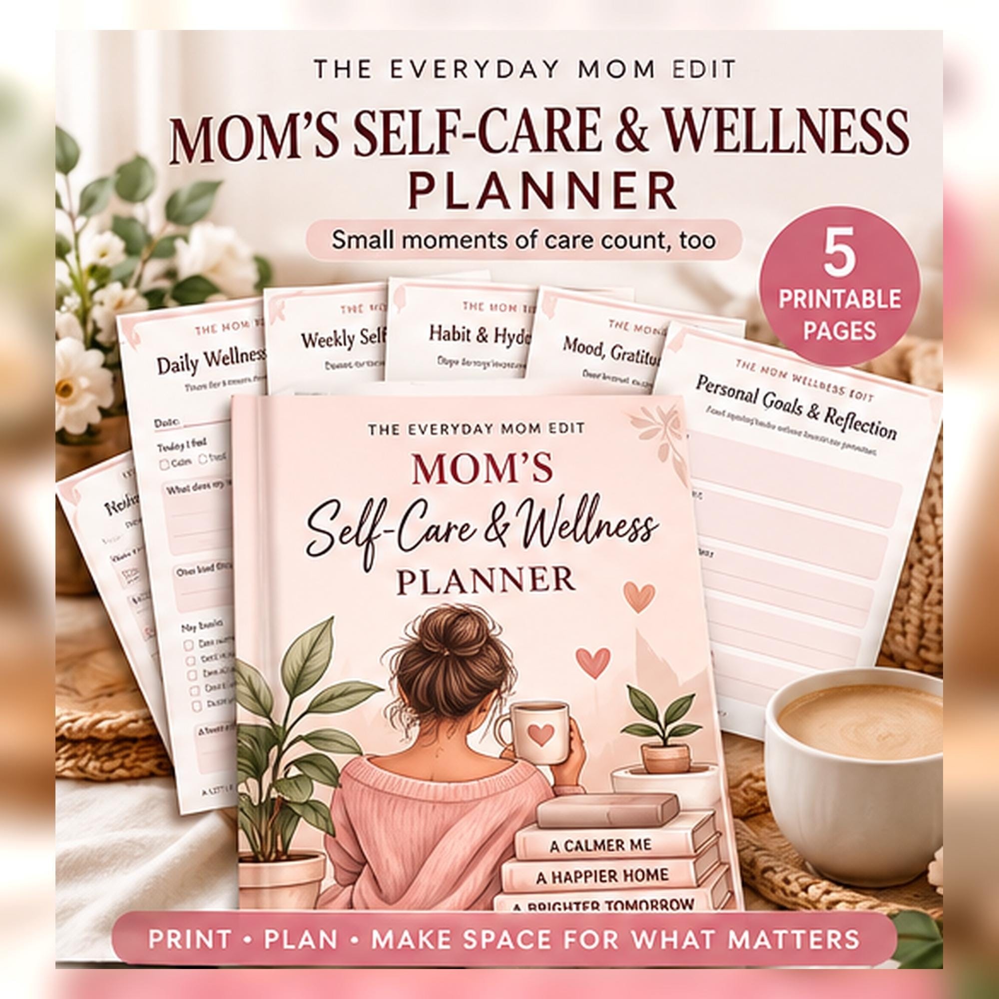 Mom Self Care Planner