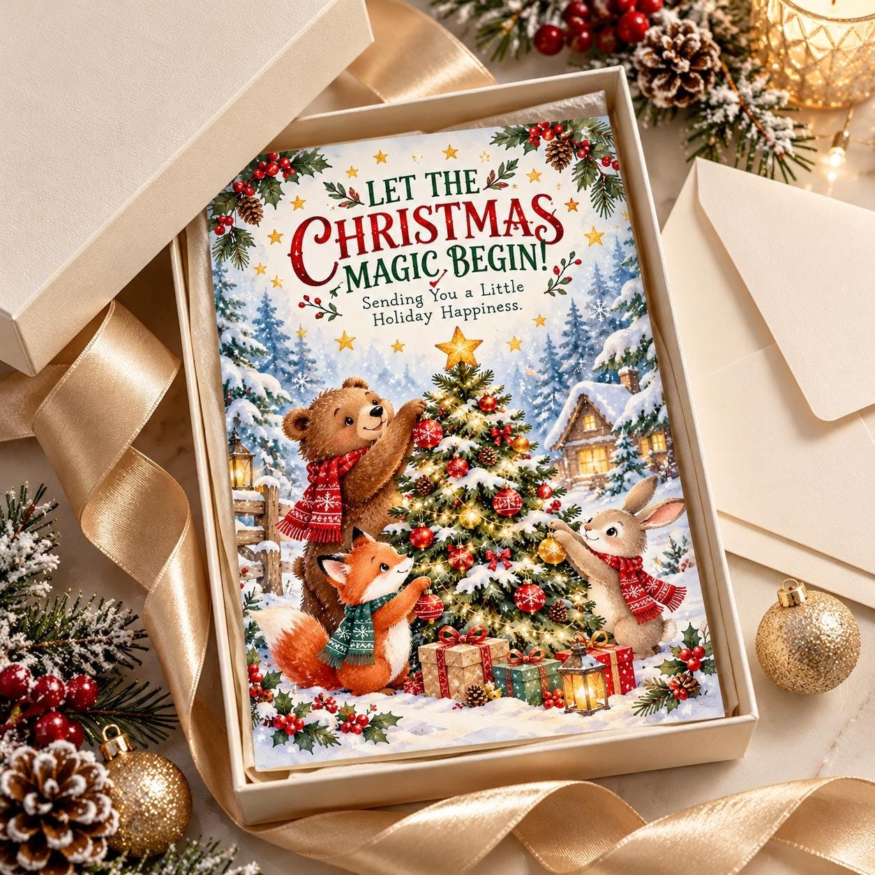 Holiday Friends Christmas Printable