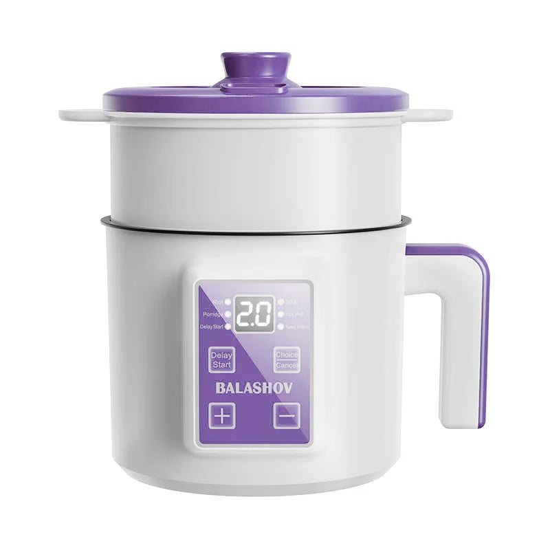 1.7L Electric Rice Cooker with Steamer