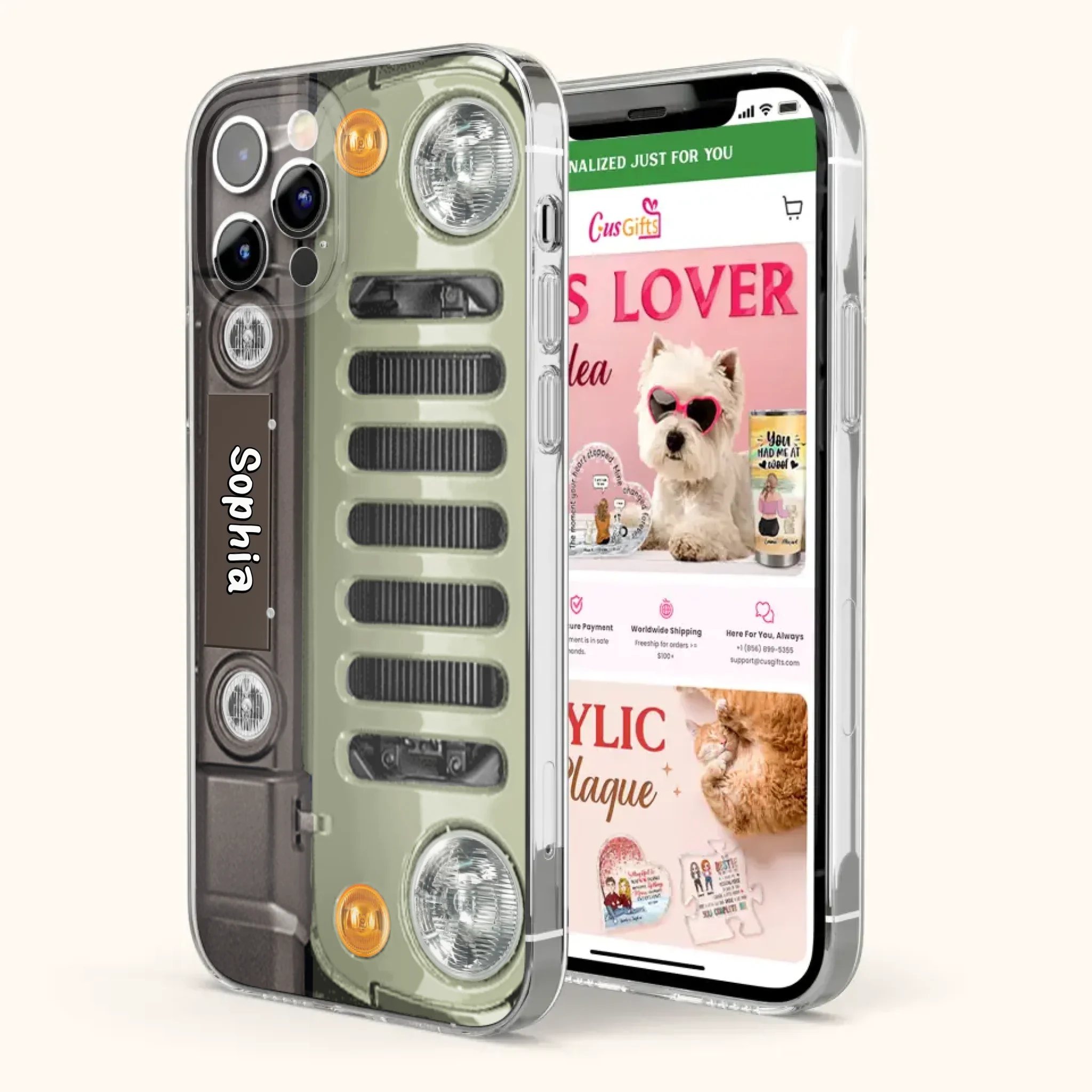 Custom Personalized Phone Case - Off-road Car Phone Case For Iphone and Samsung