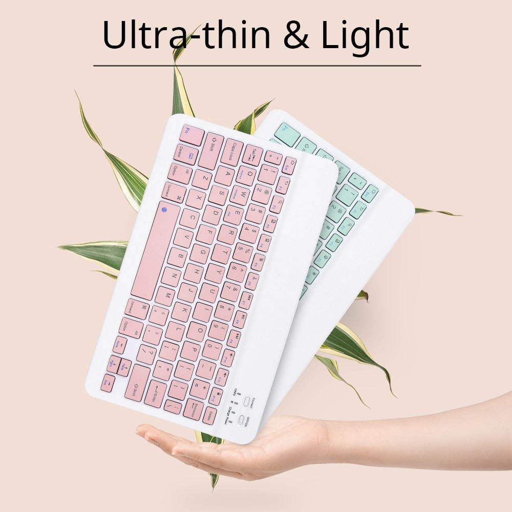 Compact wireless keyboard for iPad