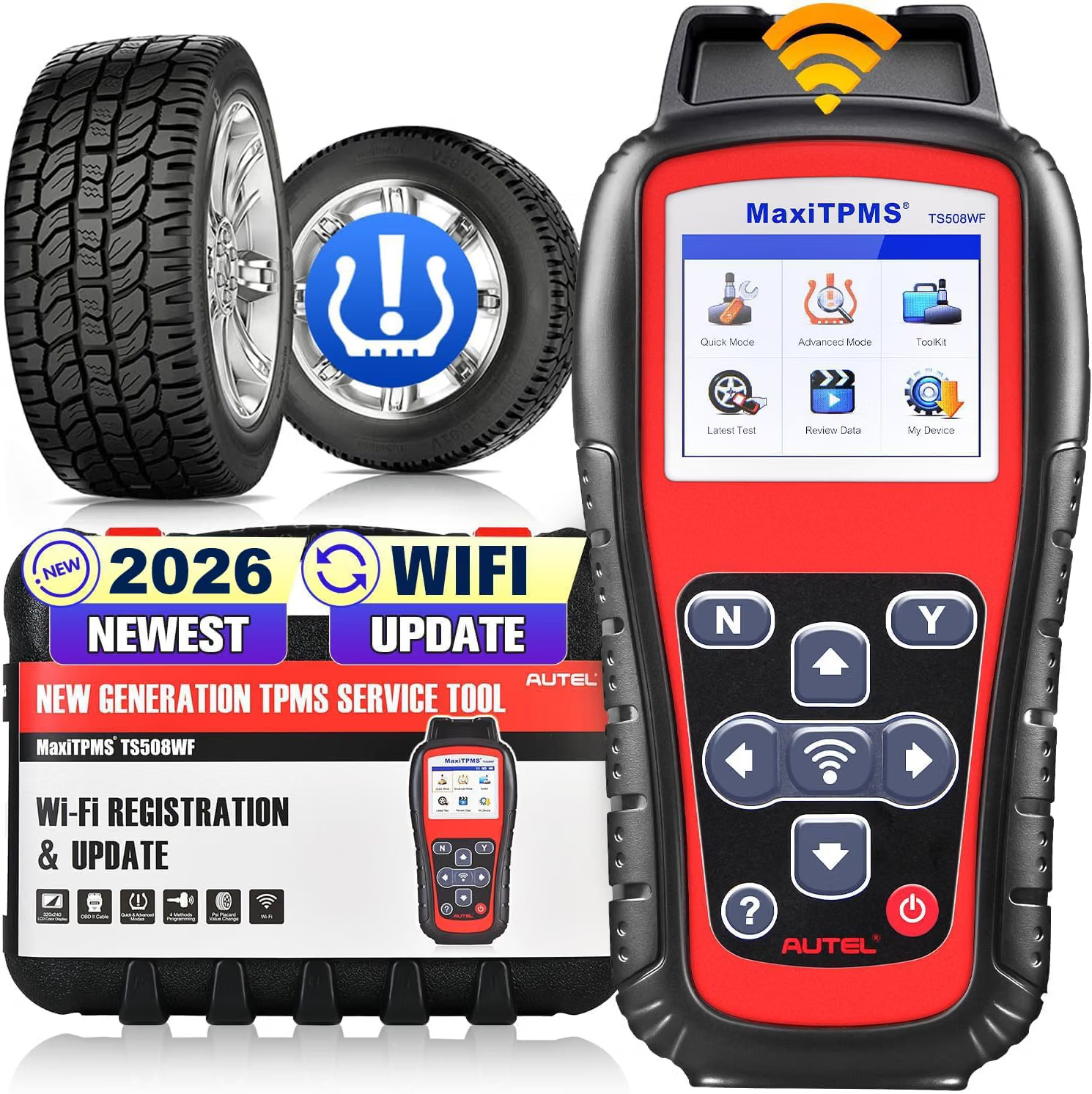 Autel MaxiTPMS TS508WF tire-pressure monitoring service tool