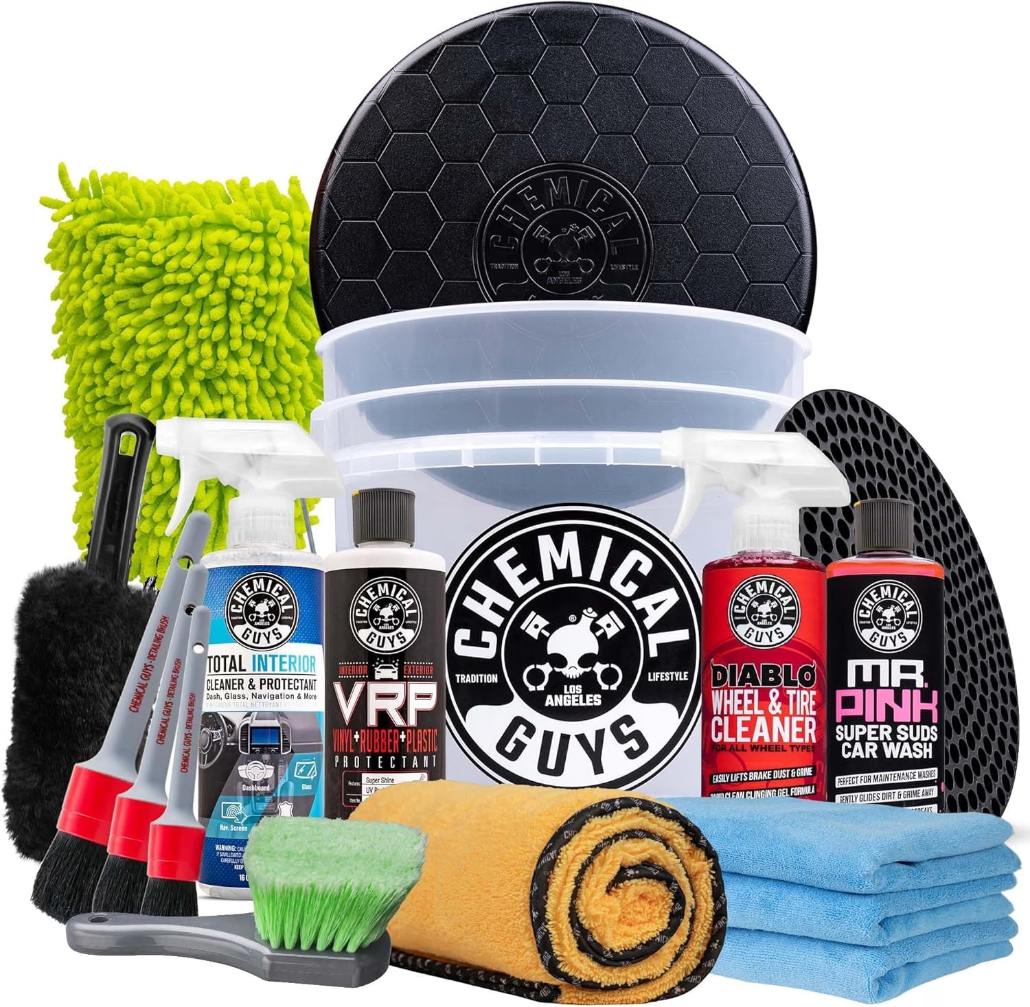 Chemical Guys detailing and protectant kit