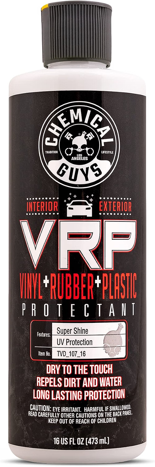 Chemical Guys VRP vinyl, rubber and plastic protectant