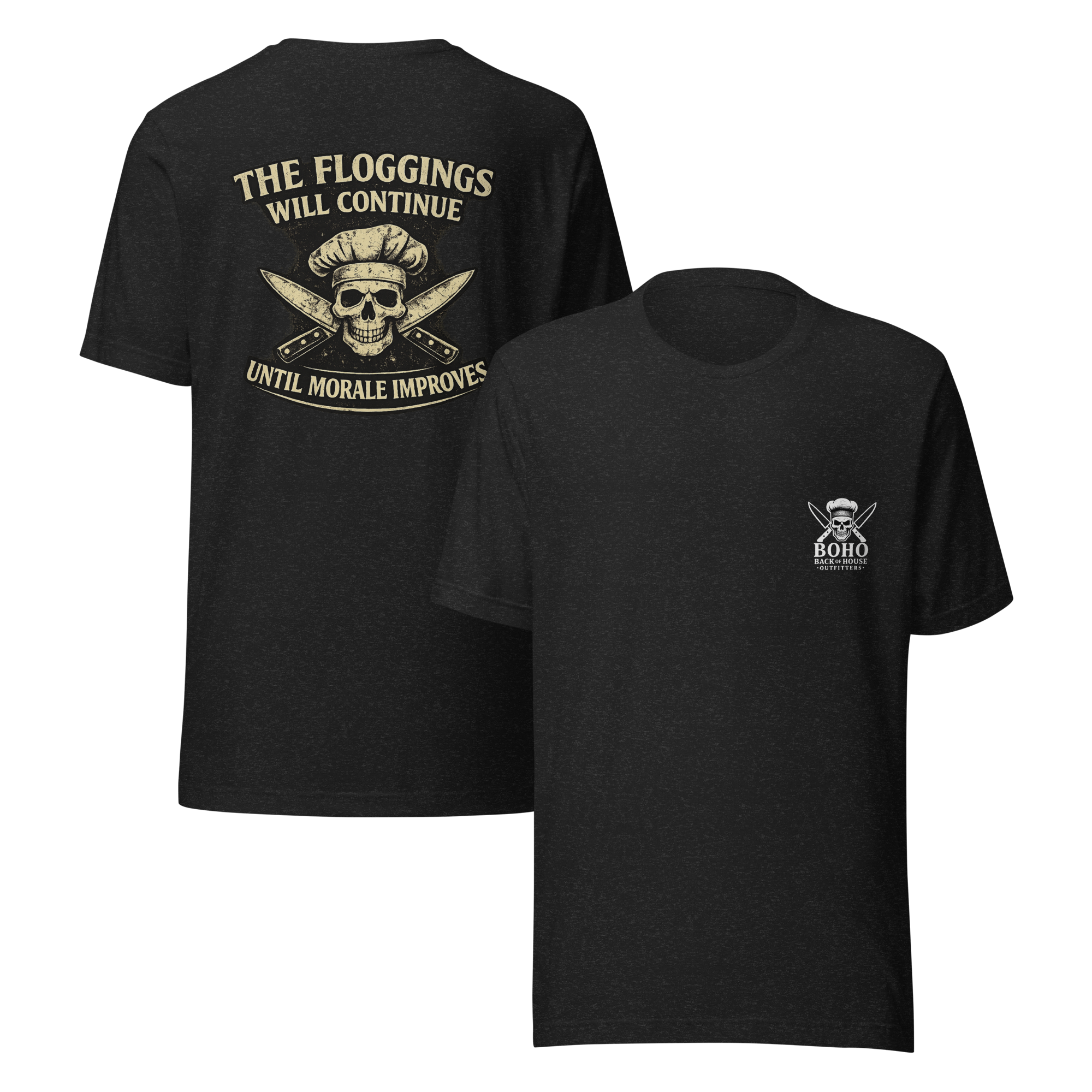 Floggings Pirate Tee - White Pocket