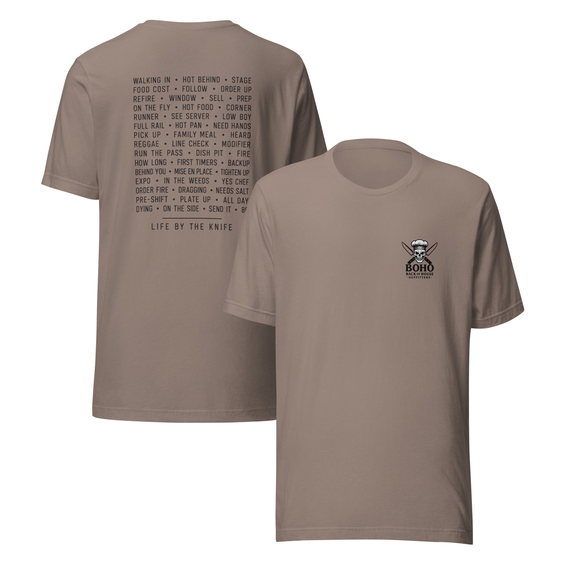 Line Lingo graphic t-shirt for line cooks
