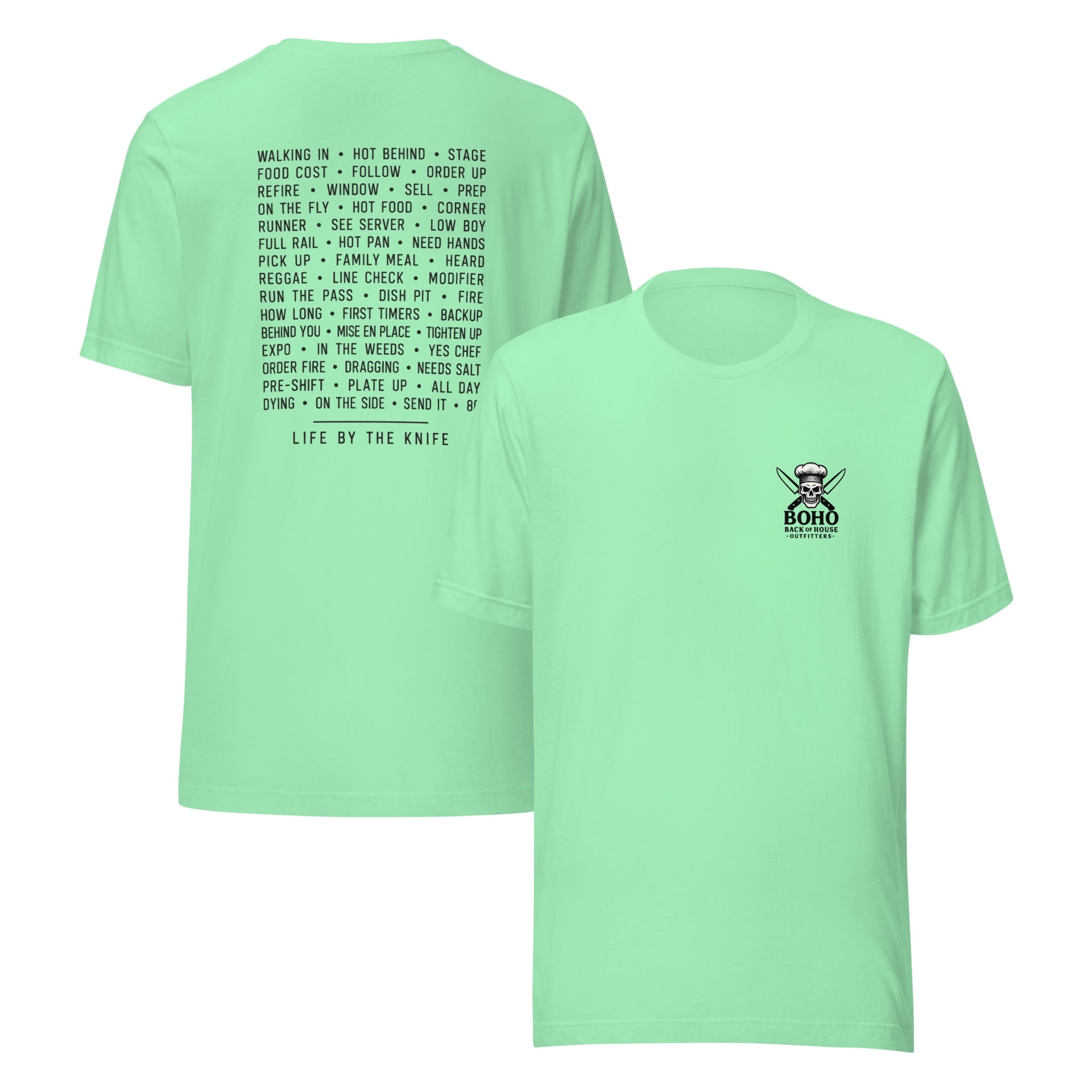 Line Lingo Tee - Black Print, alternate color