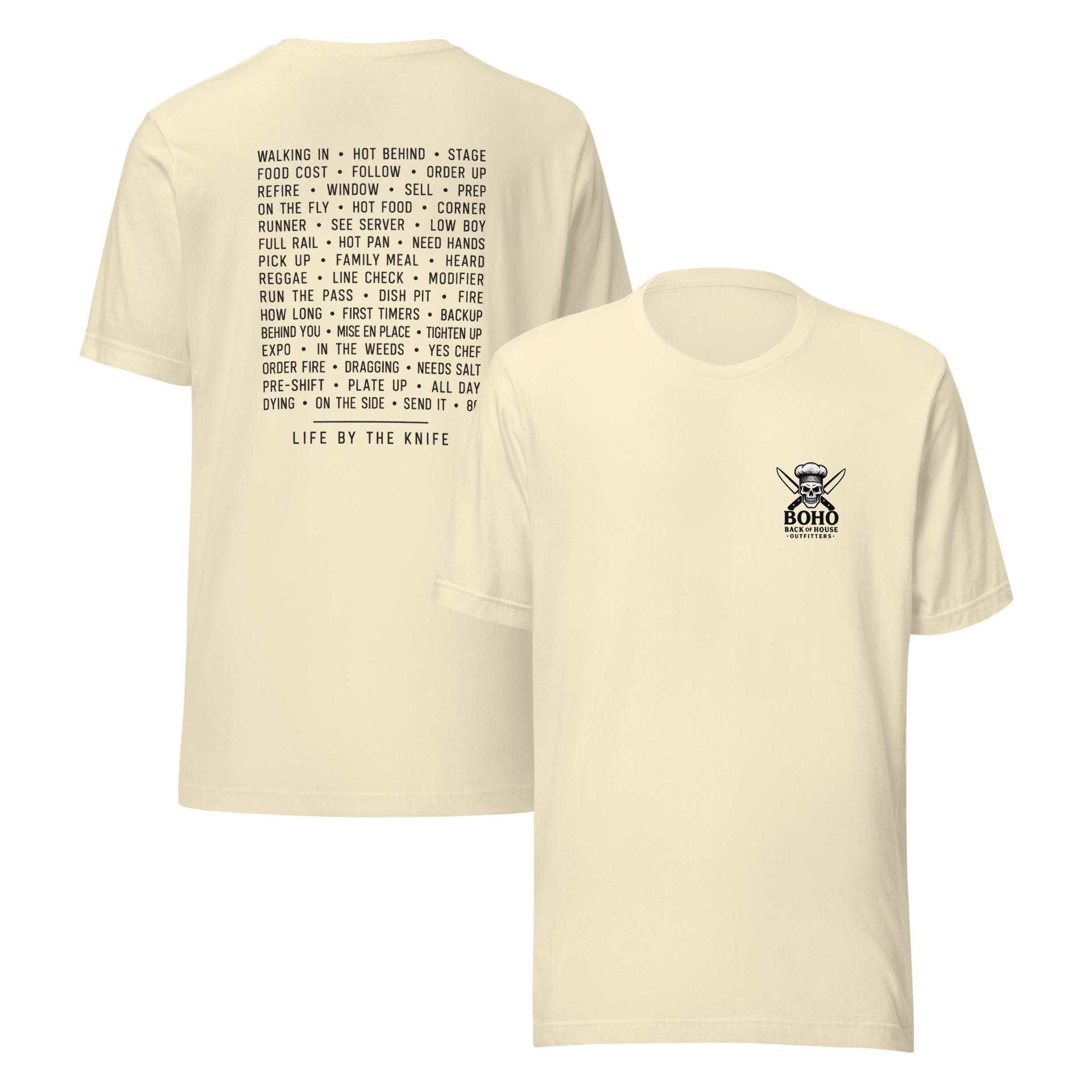 Line Lingo Tee - Black Print, alternate color