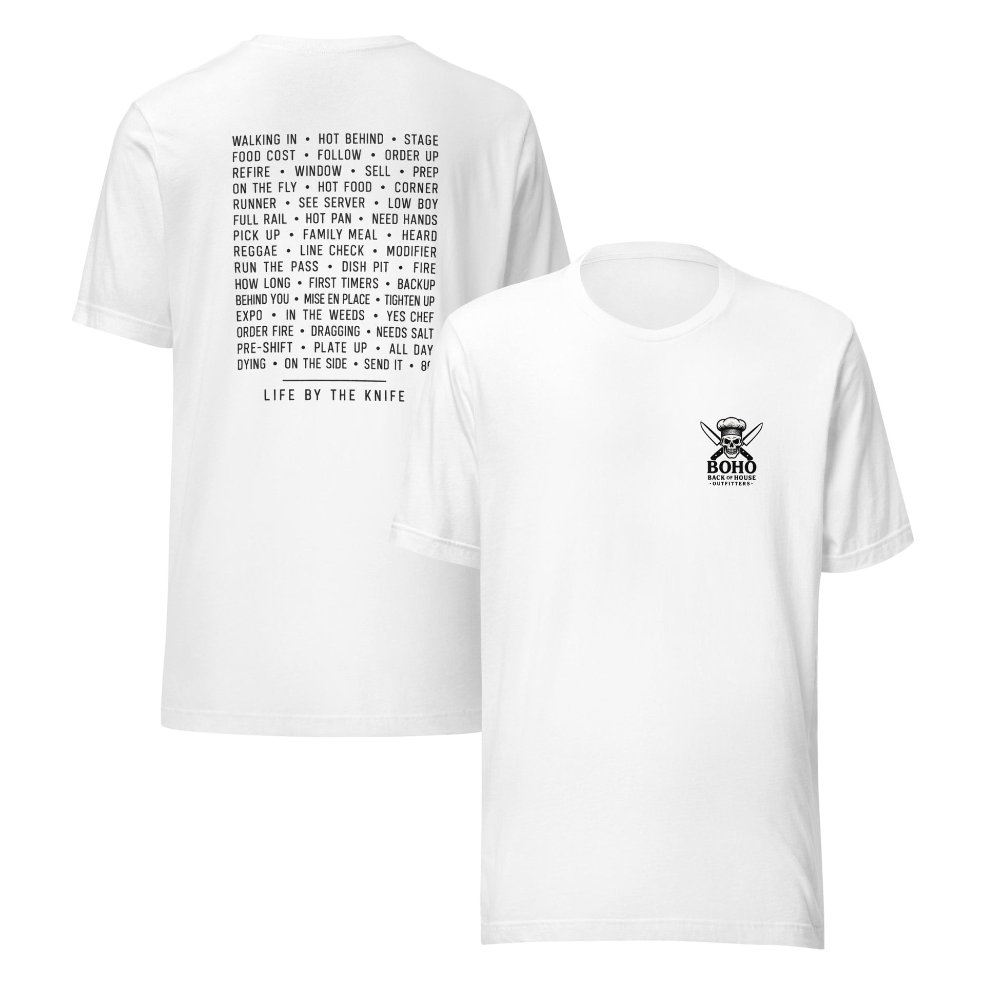 Line Lingo Tee - Black Print, alternate color