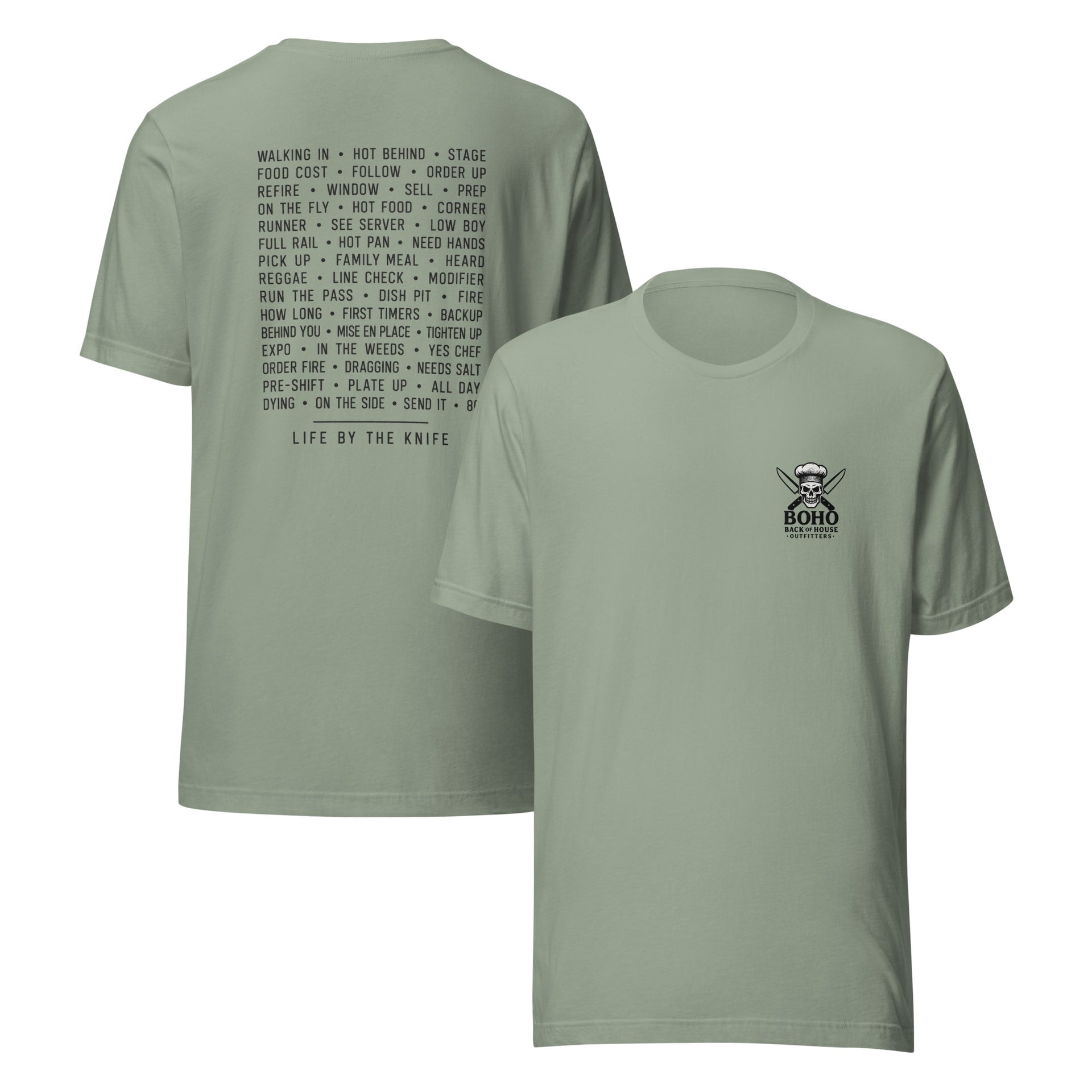 Line Lingo Tee - Black Print, alternate color