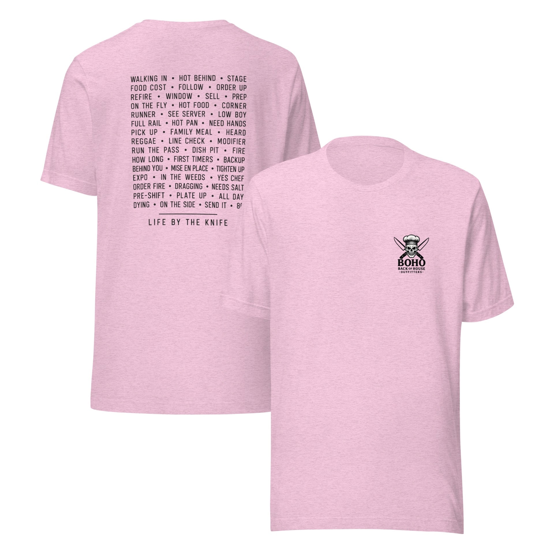 Line Lingo Tee - Black Print, alternate color