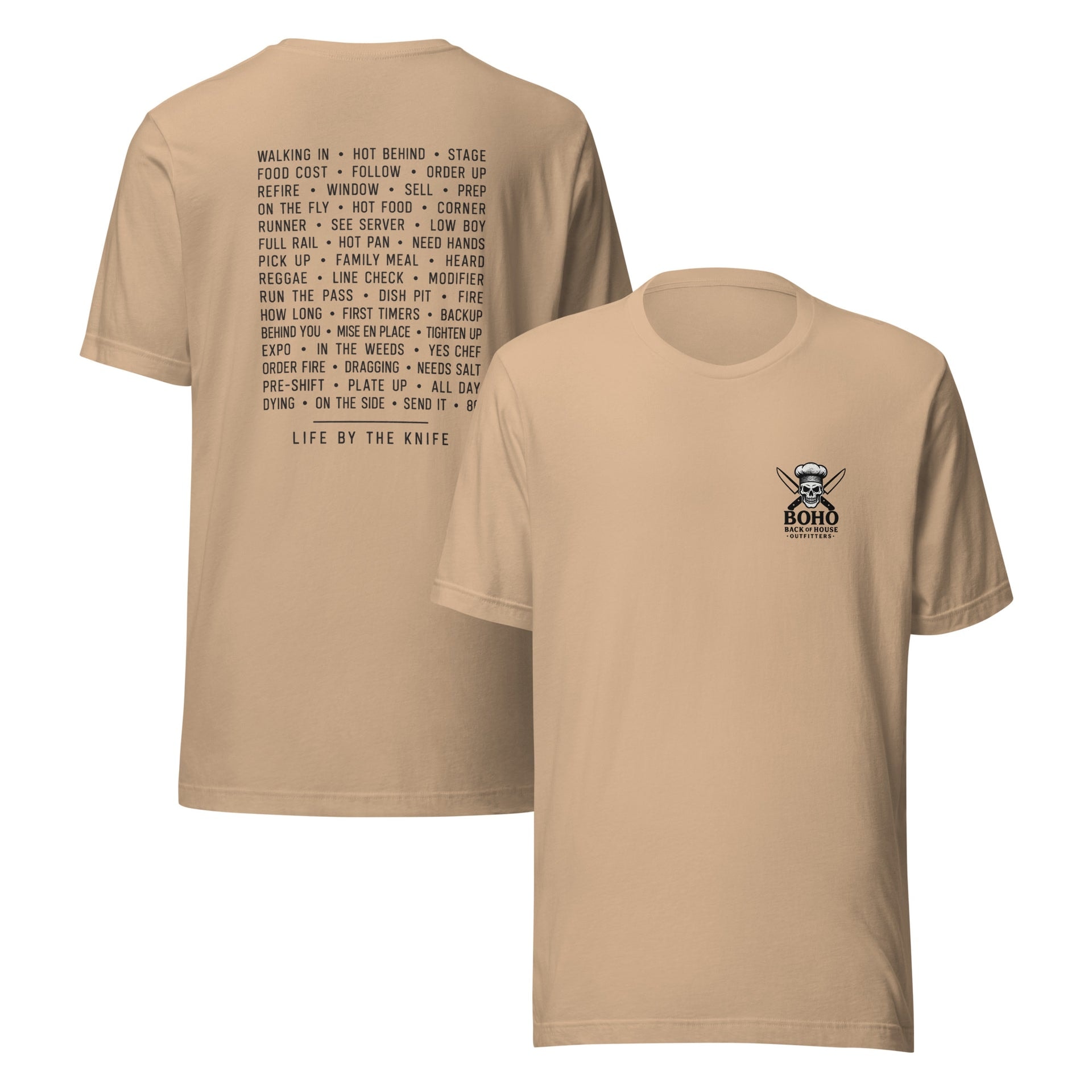 Line Lingo Tee - Black Print, alternate color