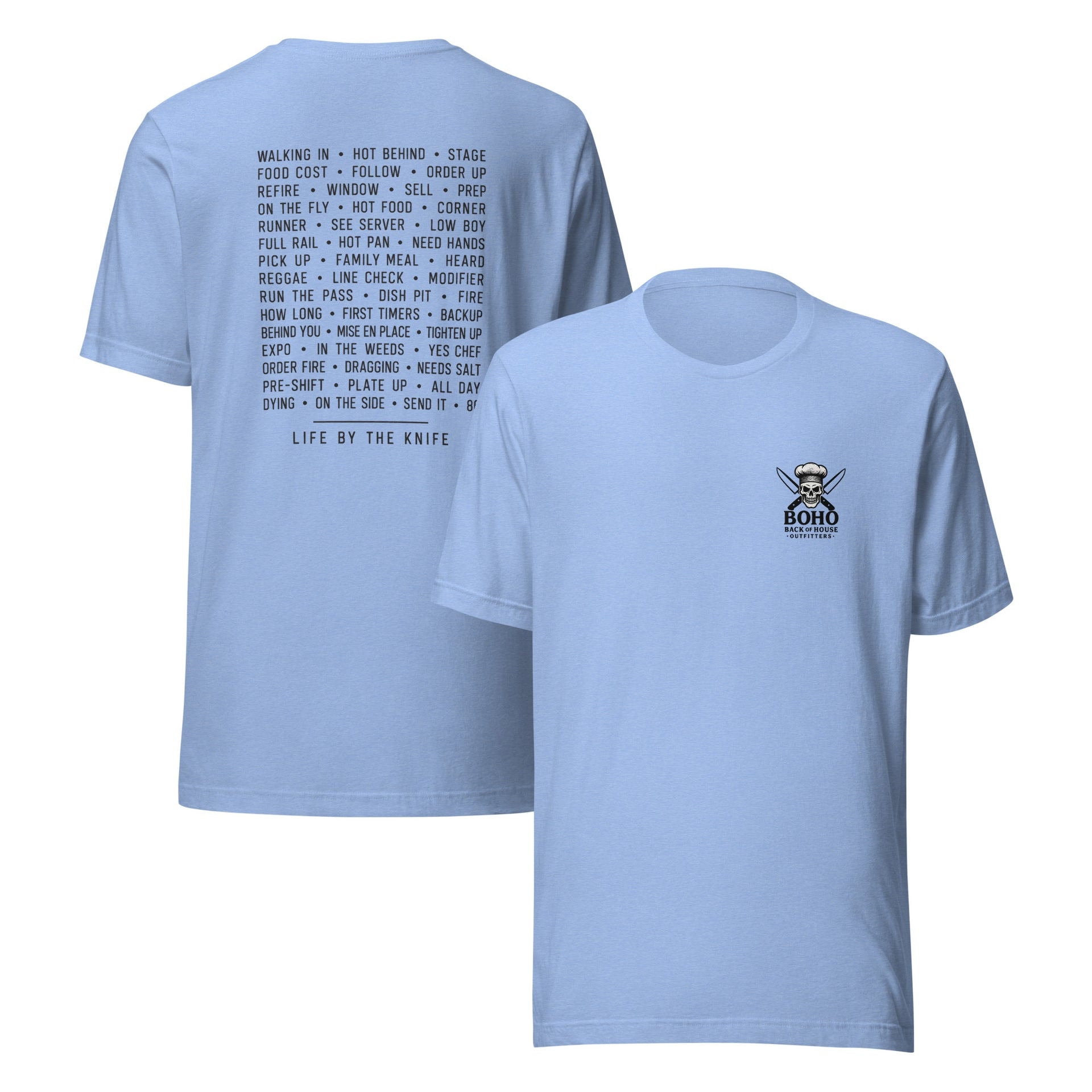 Line Lingo Tee - Black Print, alternate color
