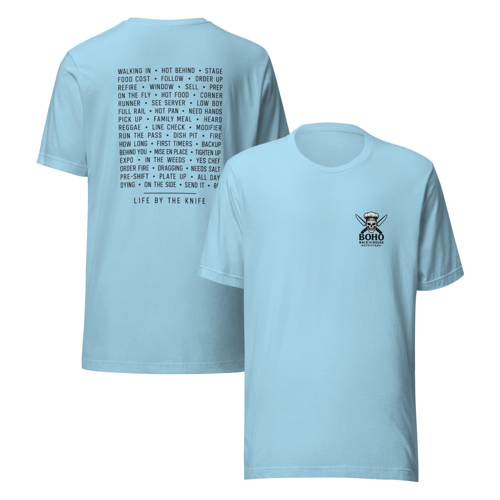 Line Lingo Tee - Black Print, alternate color