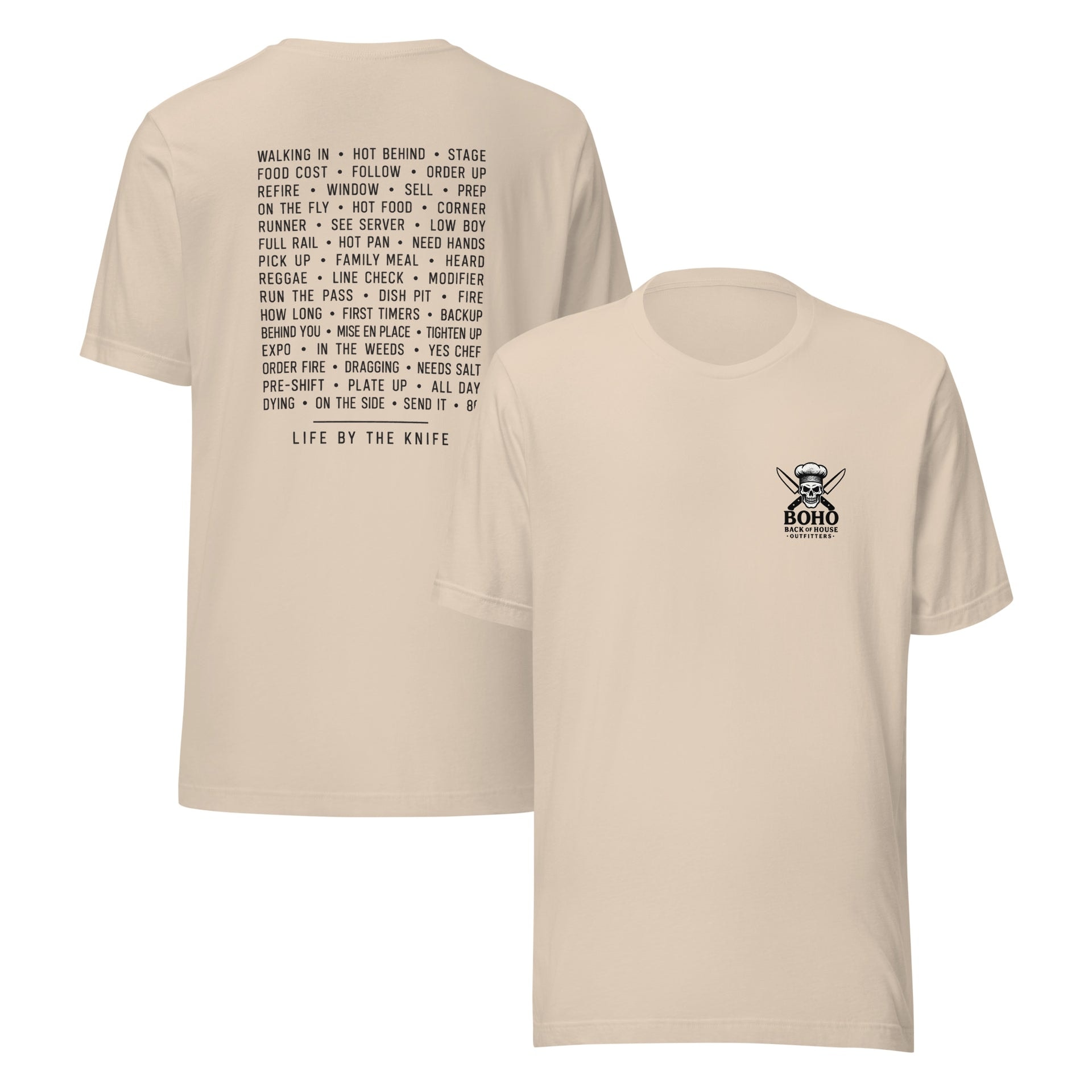 Line Lingo Tee - Black Print, alternate color
