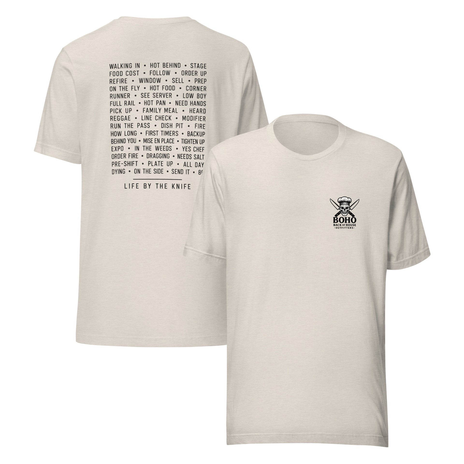 Line Lingo Tee - Black Print, alternate color
