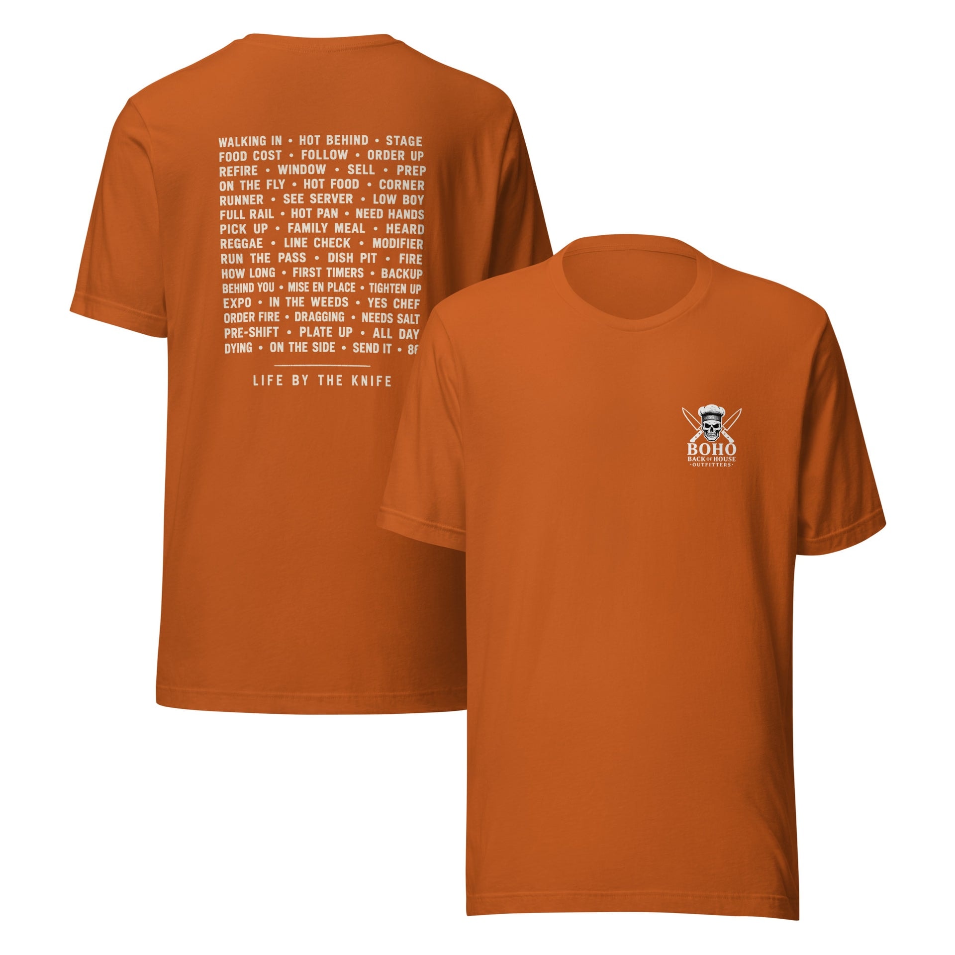 Line Lingo Tee - White Print, alternate color