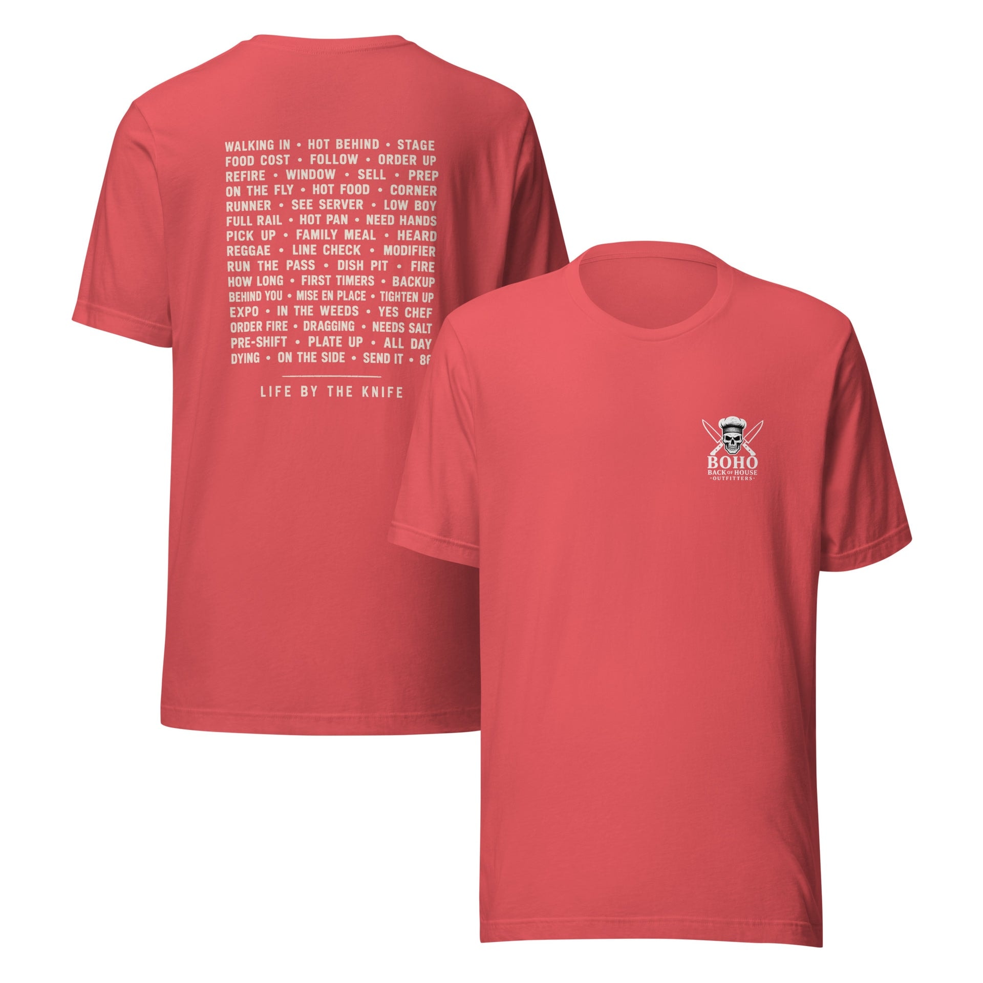 Line Lingo Tee - White Print, alternate color