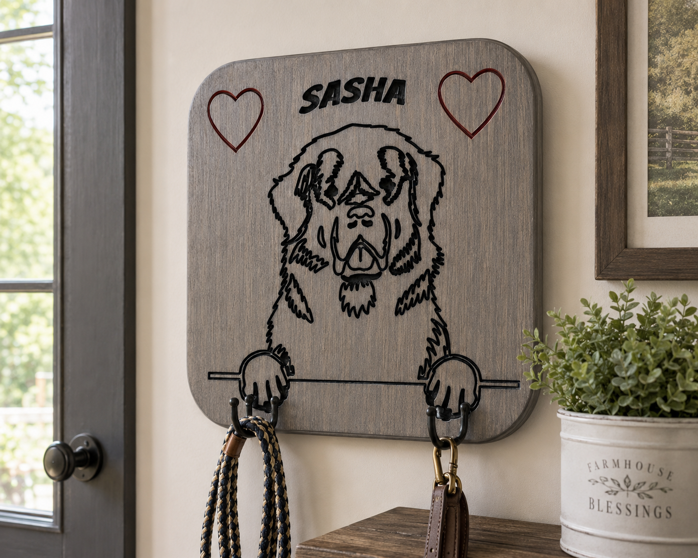 Personalized Custom Dog Breed Wood Sign, view 5