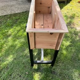 Handcrafted Raised Cedar Planter Box – Built to Last!, view 3