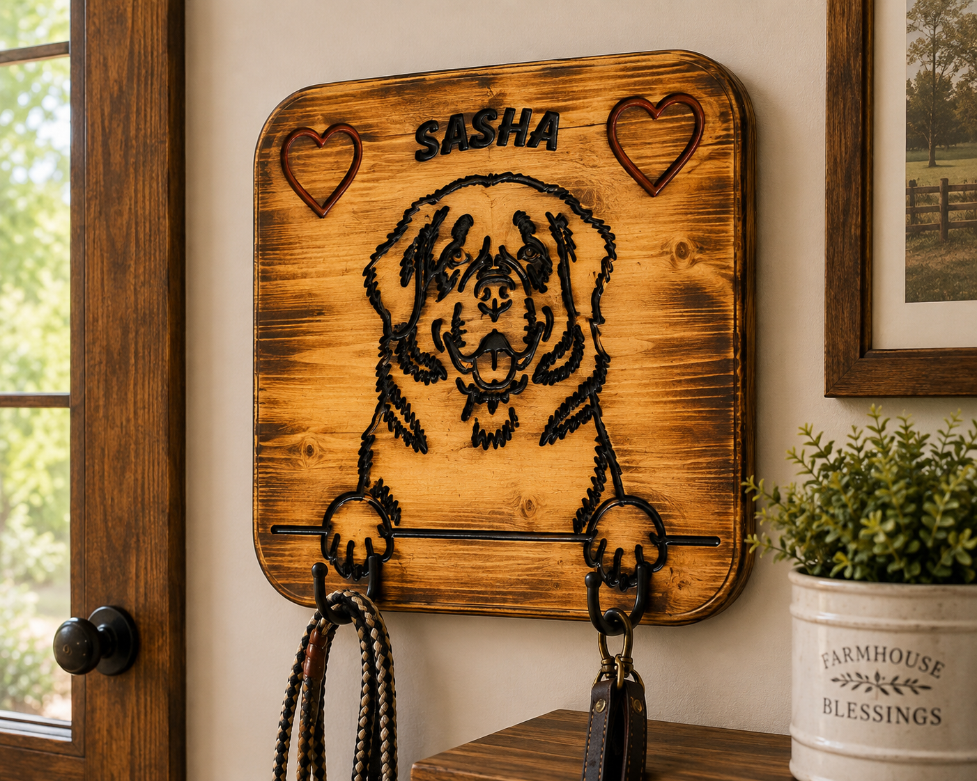 Personalized Custom Dog Breed Wood Sign, view 6
