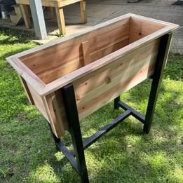 Handcrafted Raised Cedar Planter Box – Built to Last!, view 4