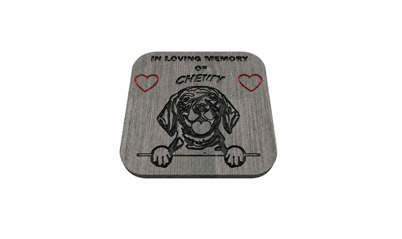 Personalized Custom Dog Breed Wood Sign, view 2