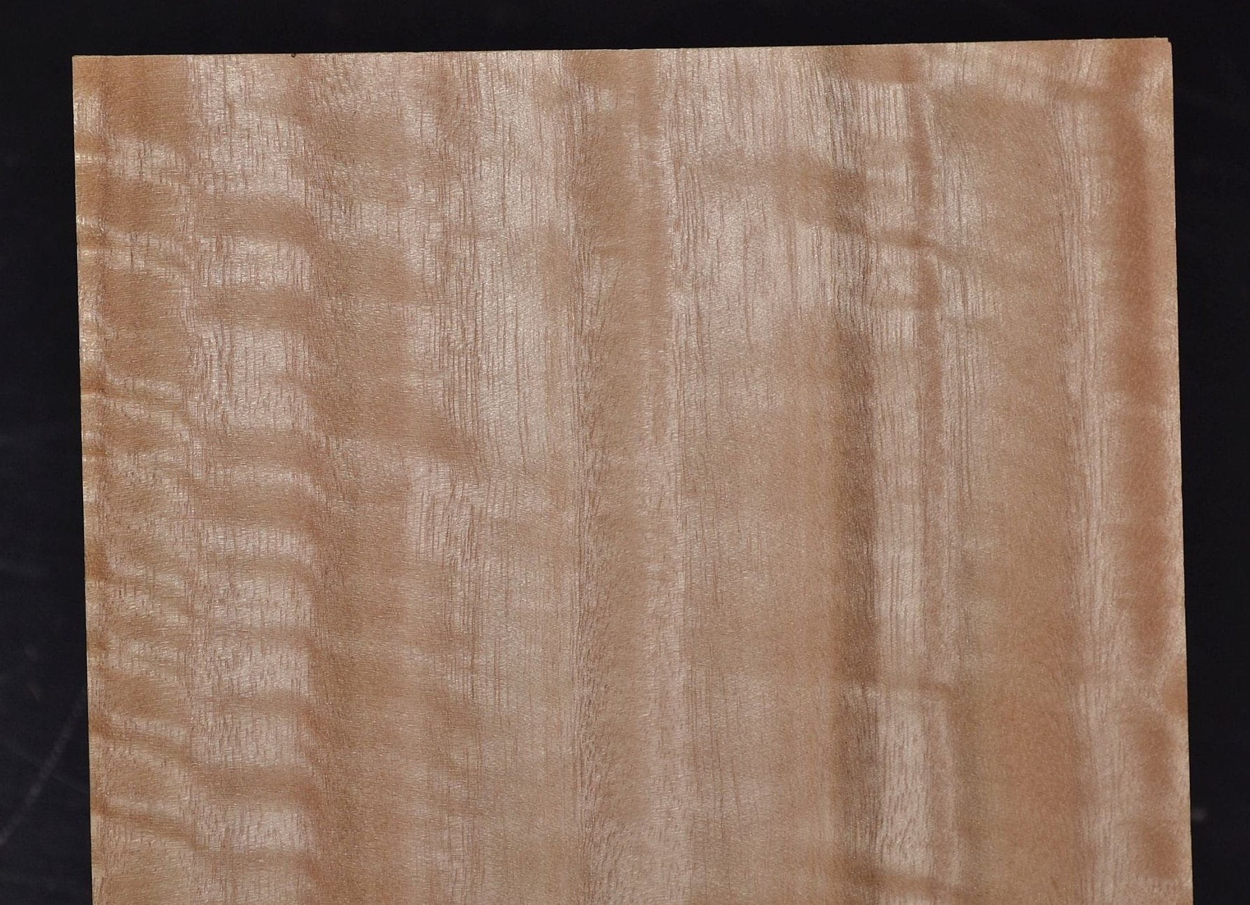Light-toned raw wood veneer sheet with clear linear grain