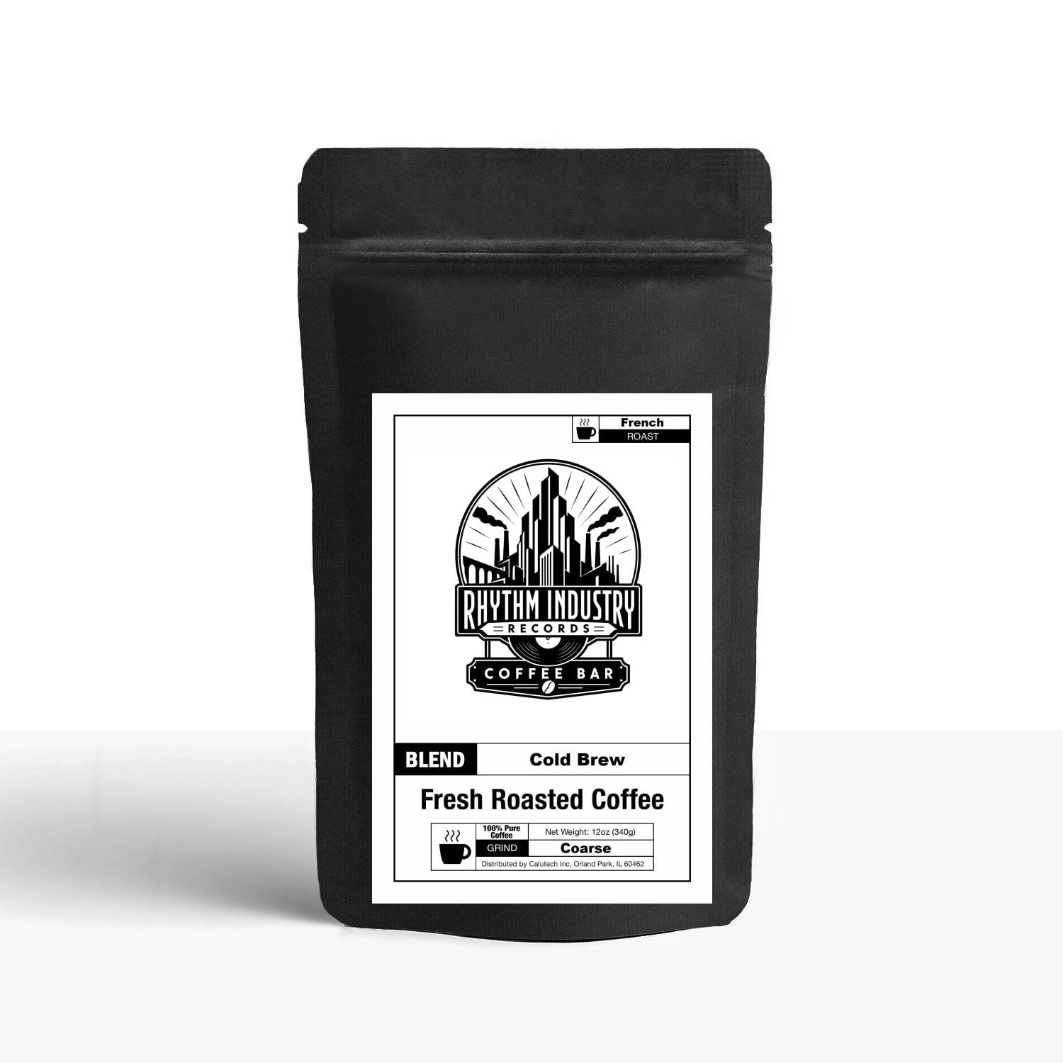 Rhythm Industry Records Coffee Bar Cold Brew Coffee bag