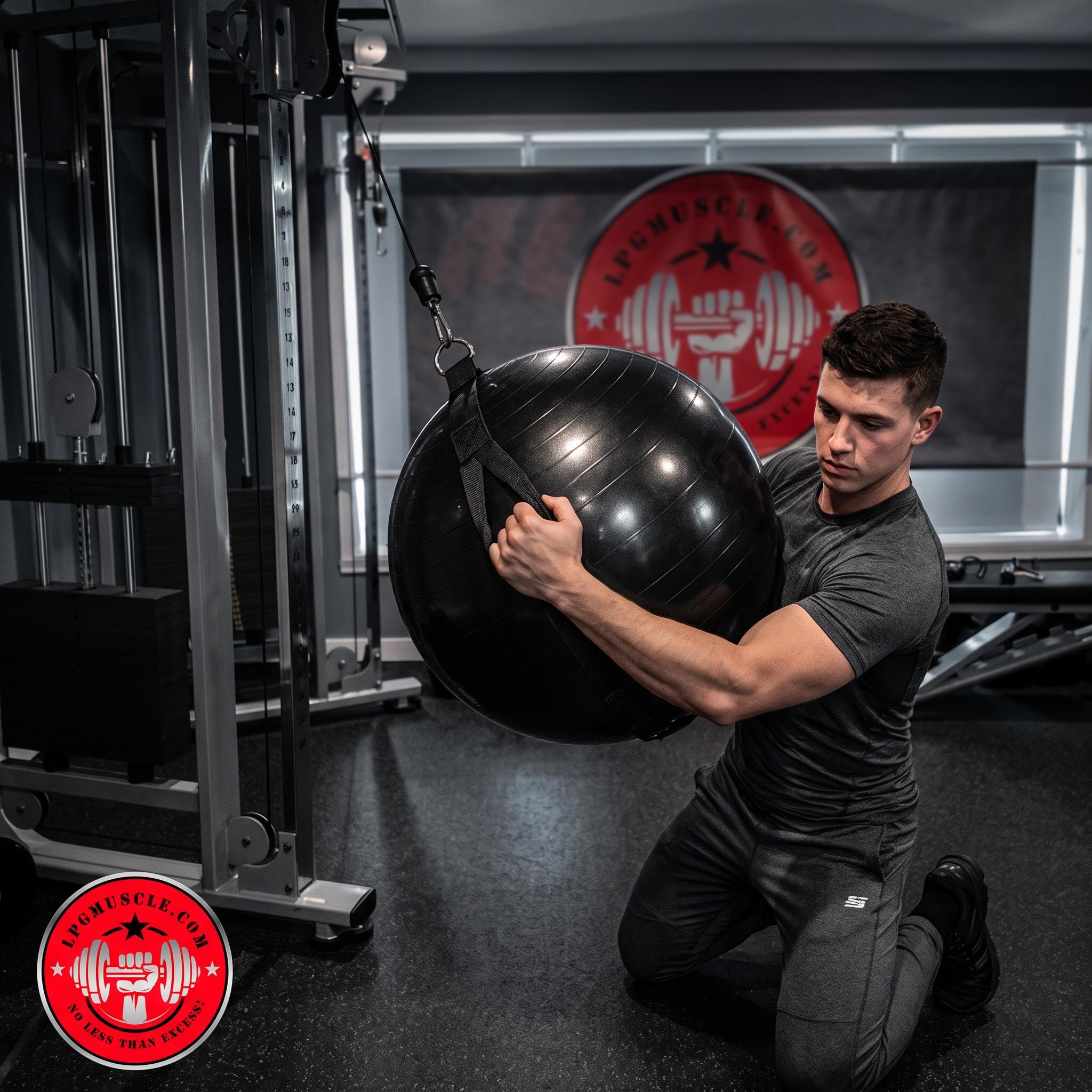 Cable Core Workout Handles equipment