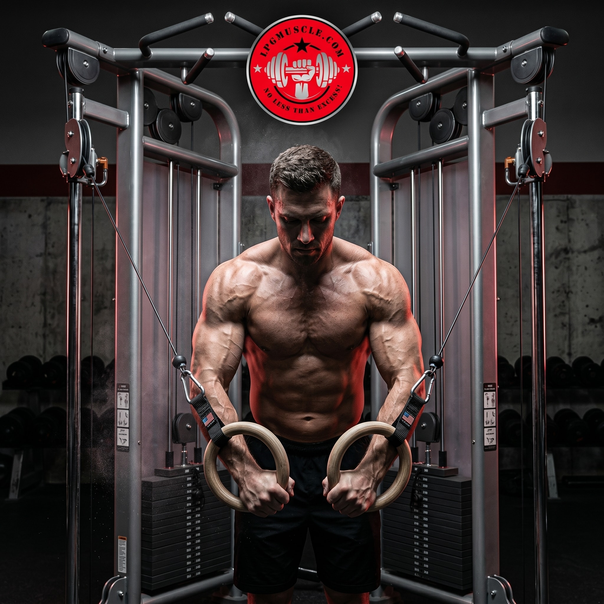 Roman Rings Gym Cable Attachments equipment