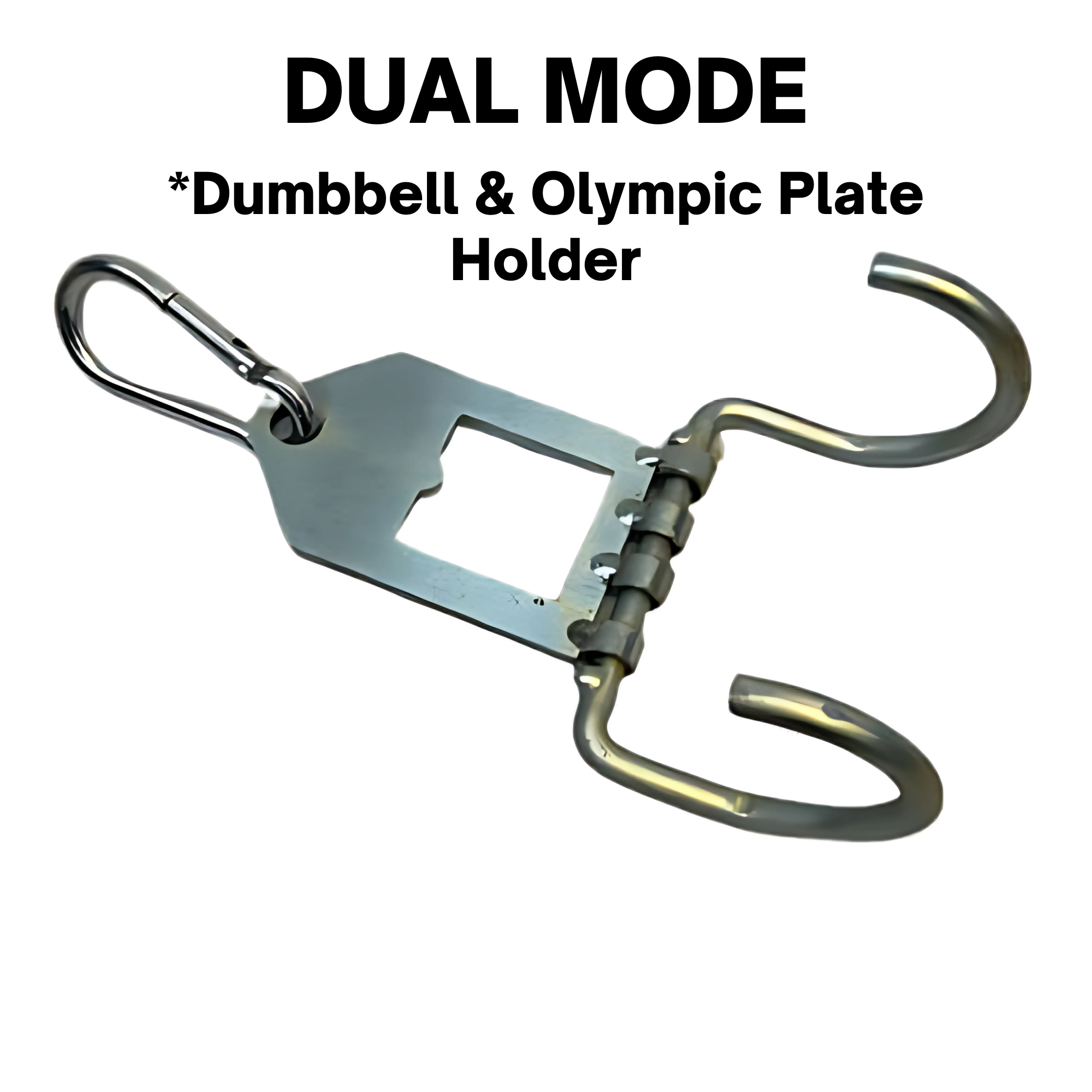 'Dual Mode' Dumbbell Hook plus Snap Link for instant weight changes