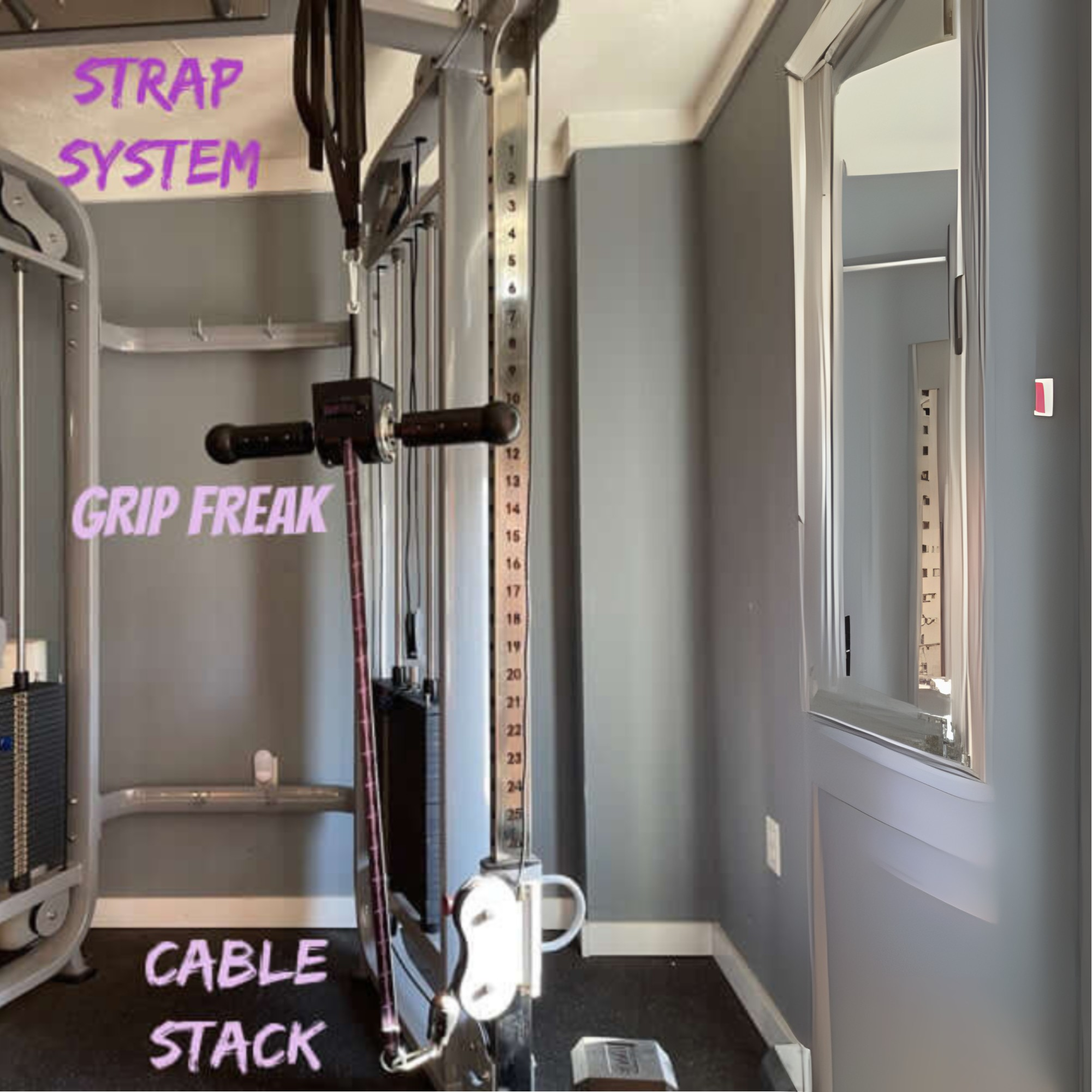 GRIP FREAK Suspension Strap System for Forearm Workout Tools