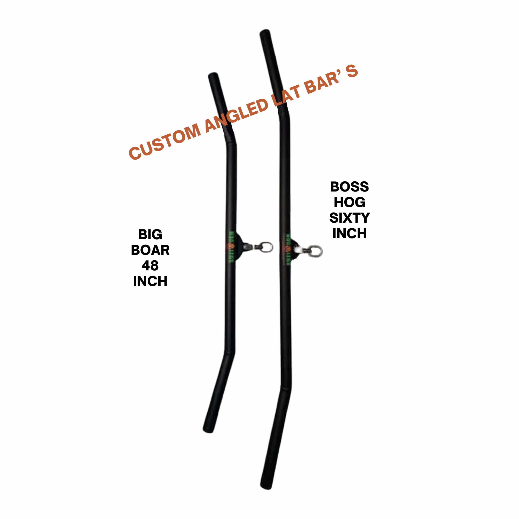 HOG LEGS 'BOSS HOG' Sixty Inch FAT Lat Pulldown Bar