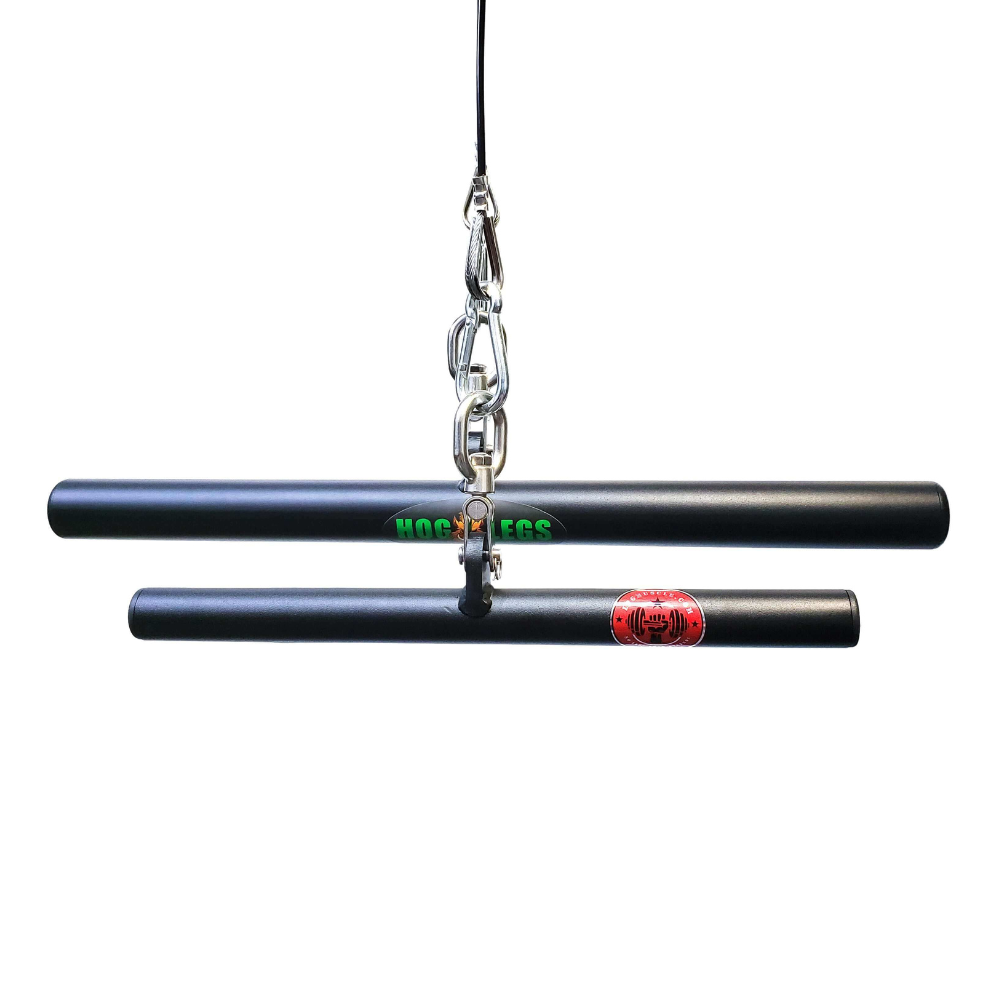 HOG LEGS 'Ham Hock' FAT & Standard Cable Curl Bars Combo Set
