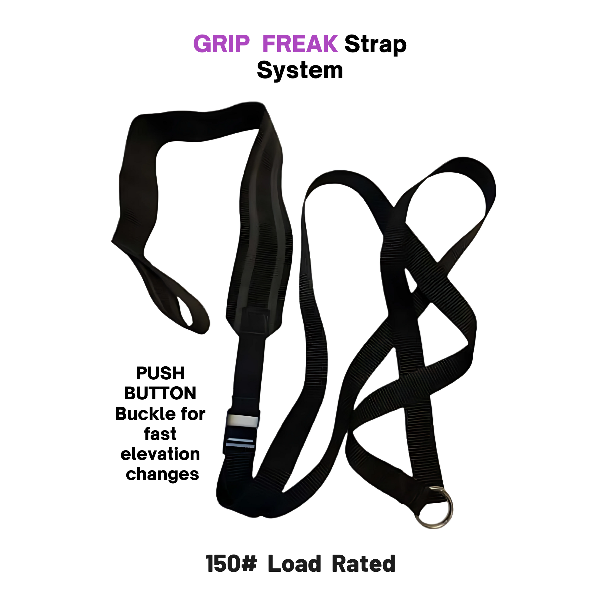 Quick adjust Strap System & Snap Hook