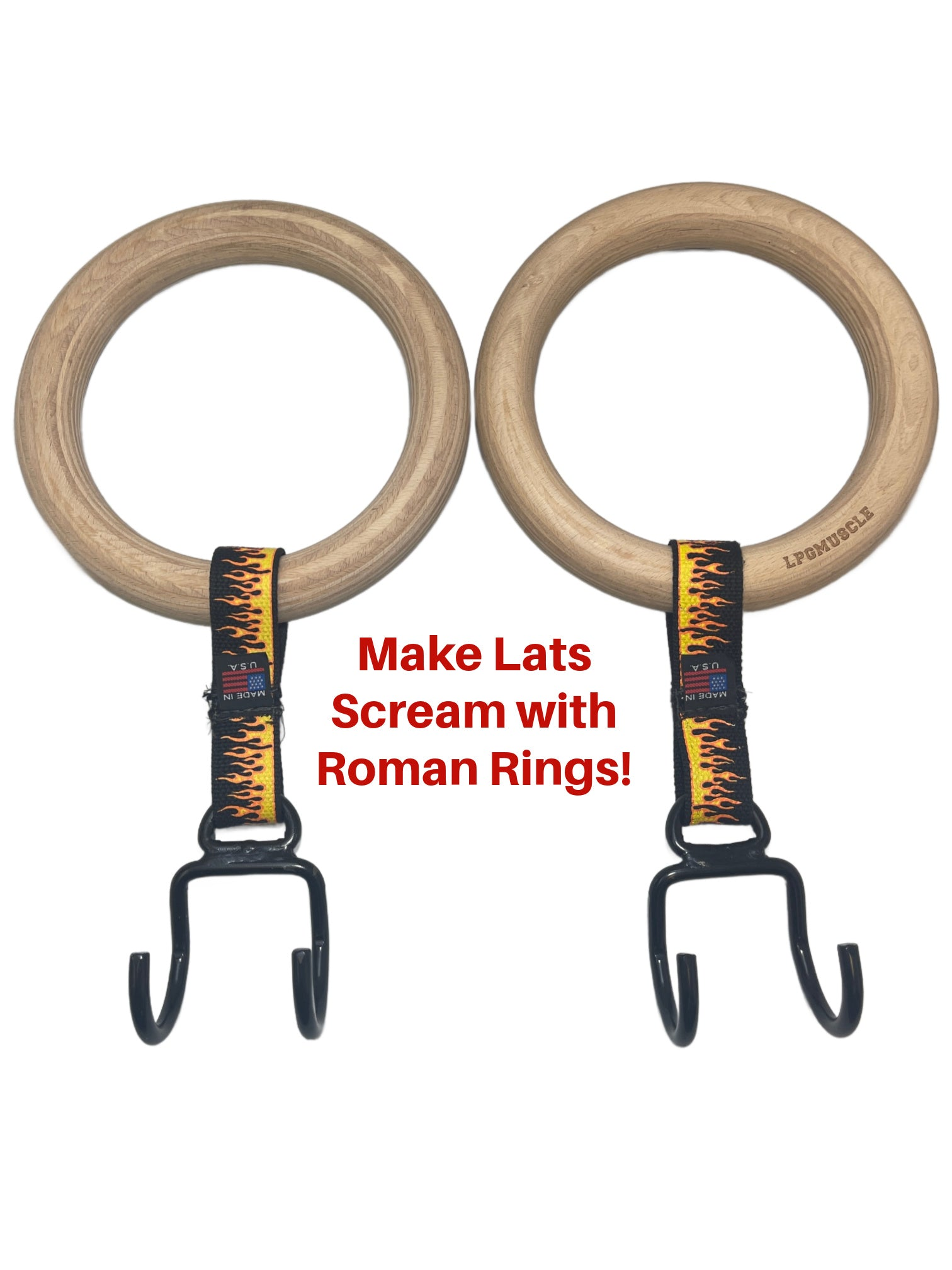 GYMNASTICS RINGS Pull up Handles Roman Ring Pull Up Grips