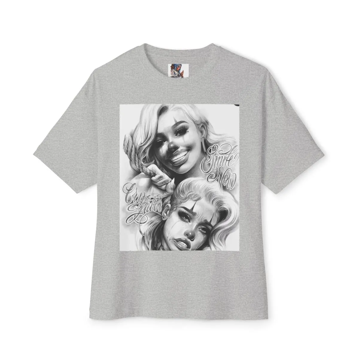 Black and White Portrait Duo Tee | Graphic T-Shirt